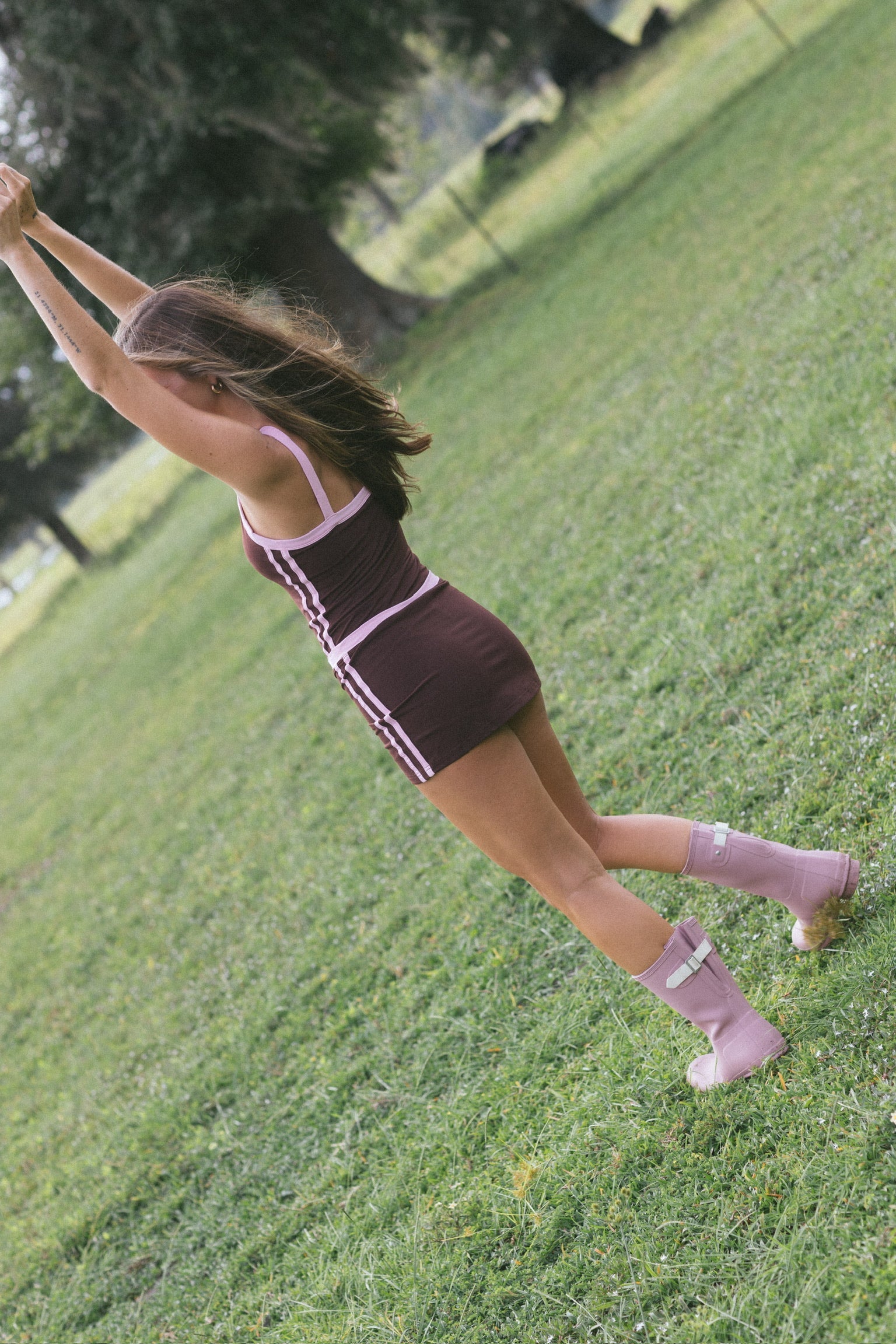 FitFlow Mini Skirt - Peony