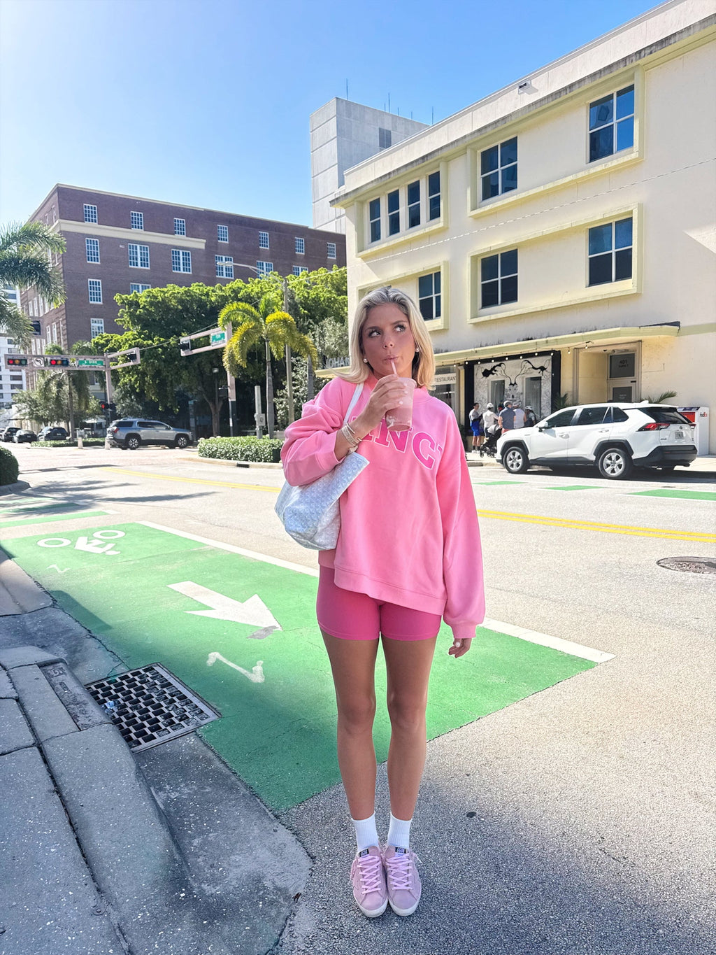 Fancy FitFlow Shorts - Paradise Pink