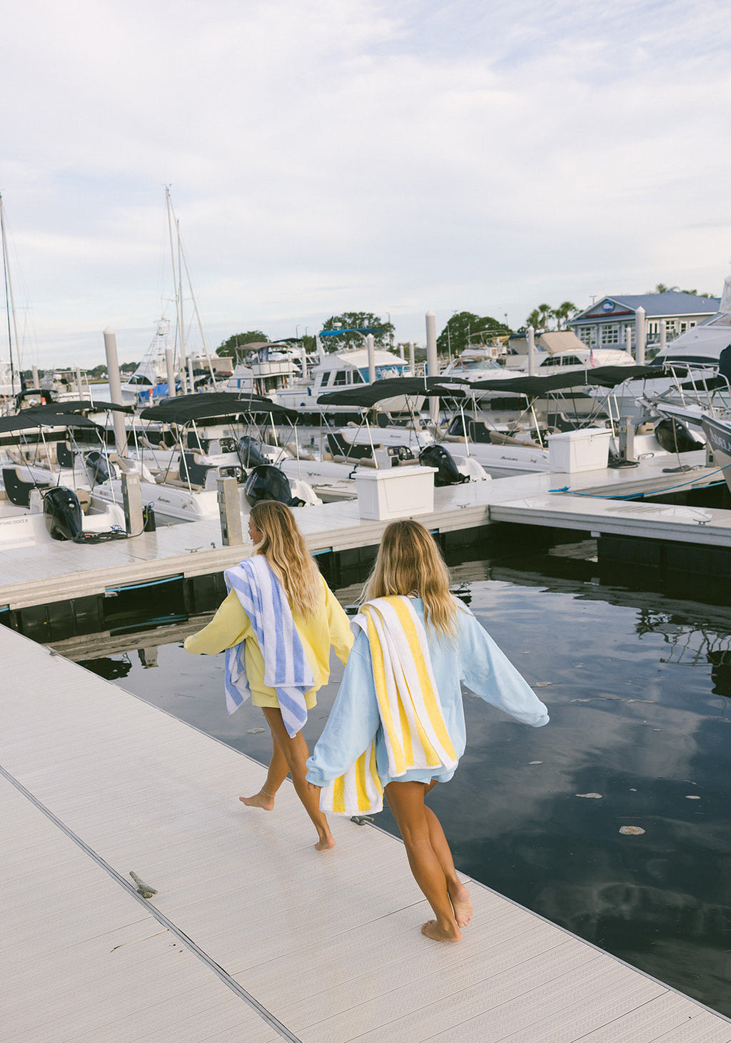 Fancy Oversized Terry Mockneck - Malibu Yellow