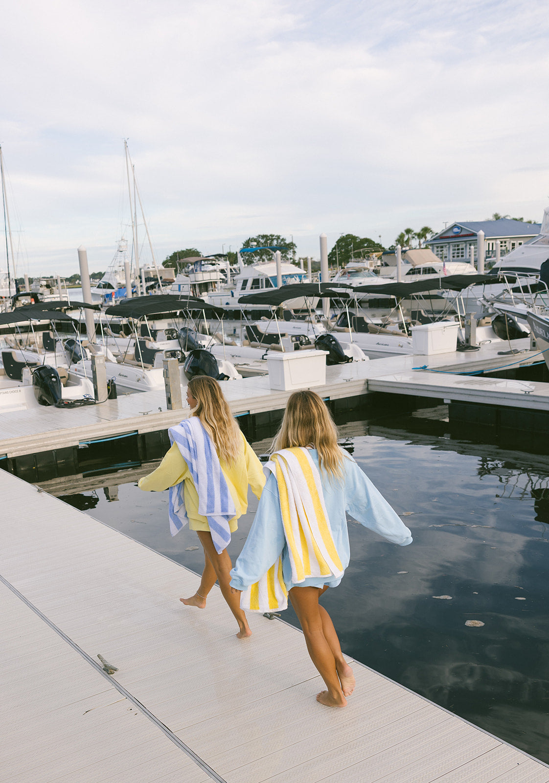 Fancy Oversized Terry Mockneck - Malibu Yellow