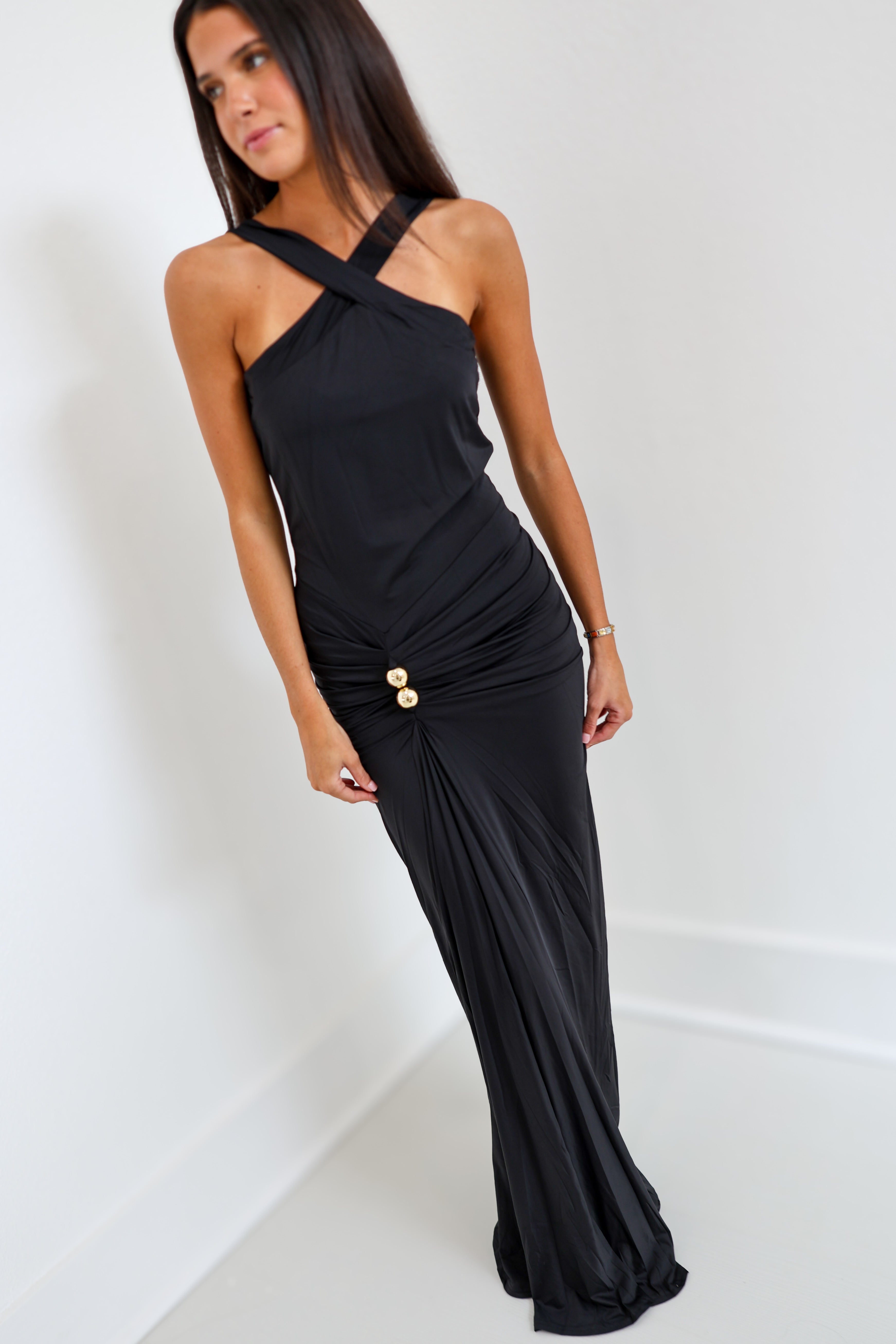 Lily Maxi Dress - Black