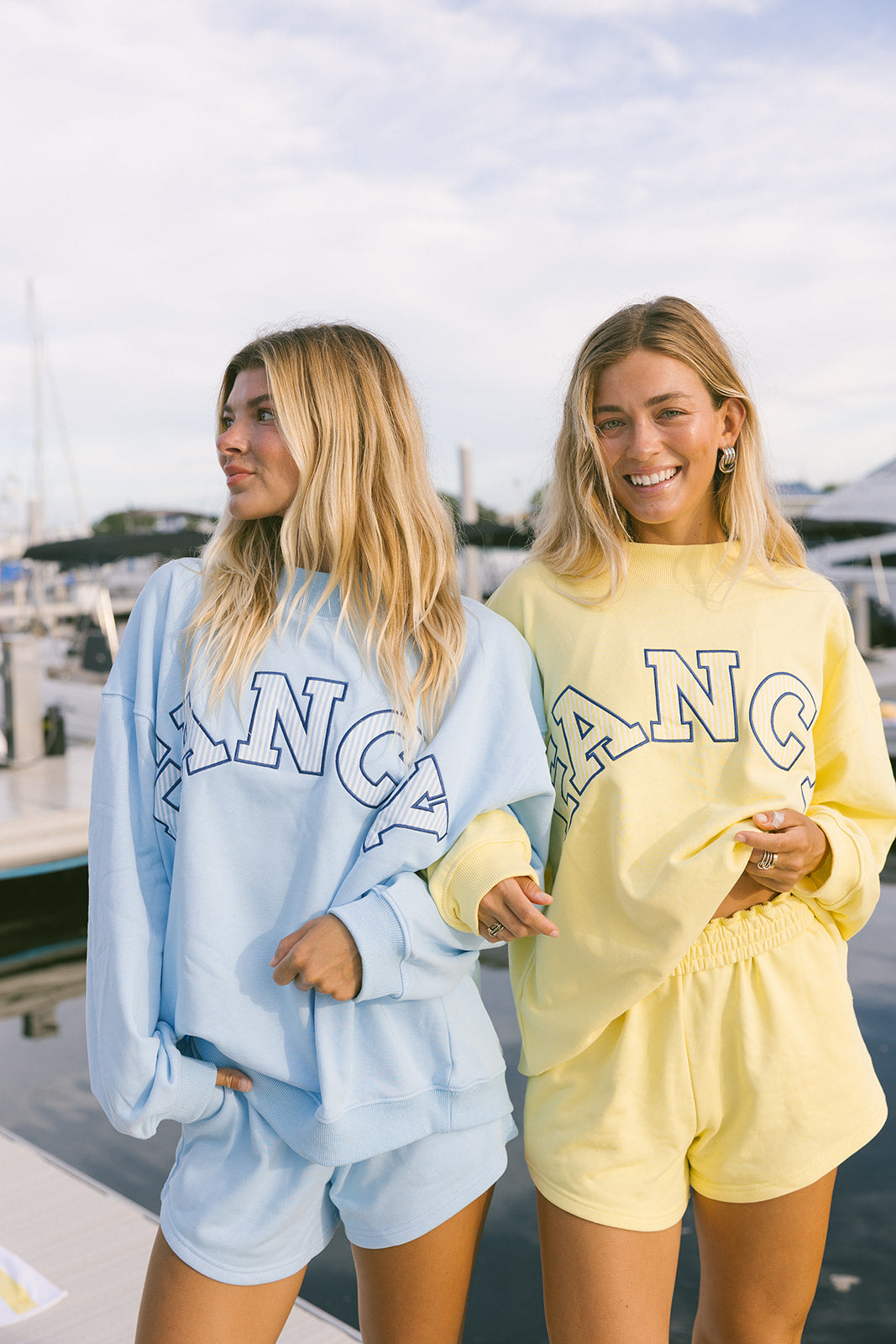 Fancy Oversized Terry Mockneck - Malibu Yellow
