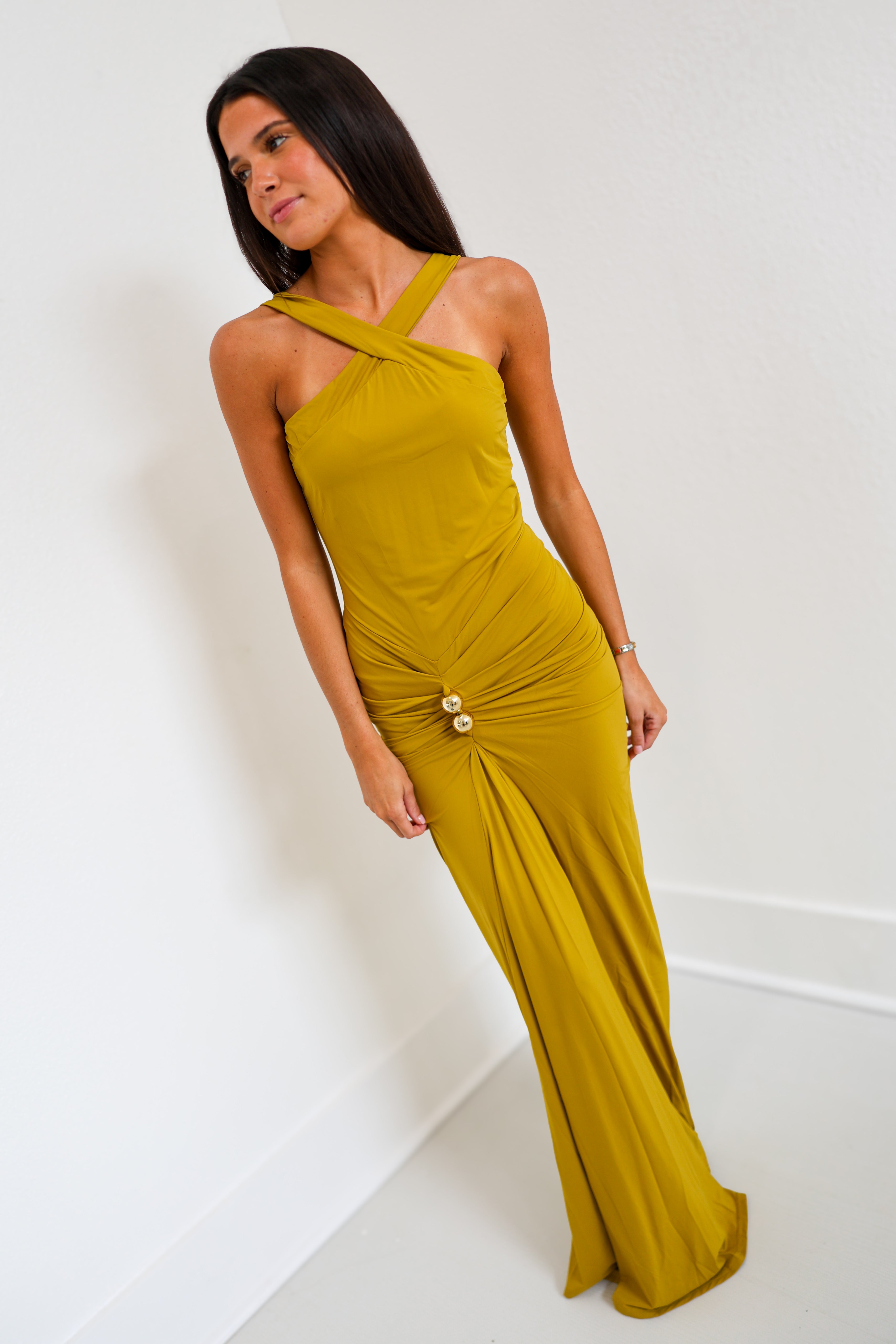 Dani Maxi Dress - Moss