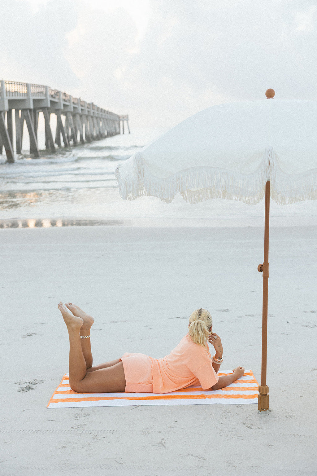 Fancy V-Neck Short Sleeve Terry Top