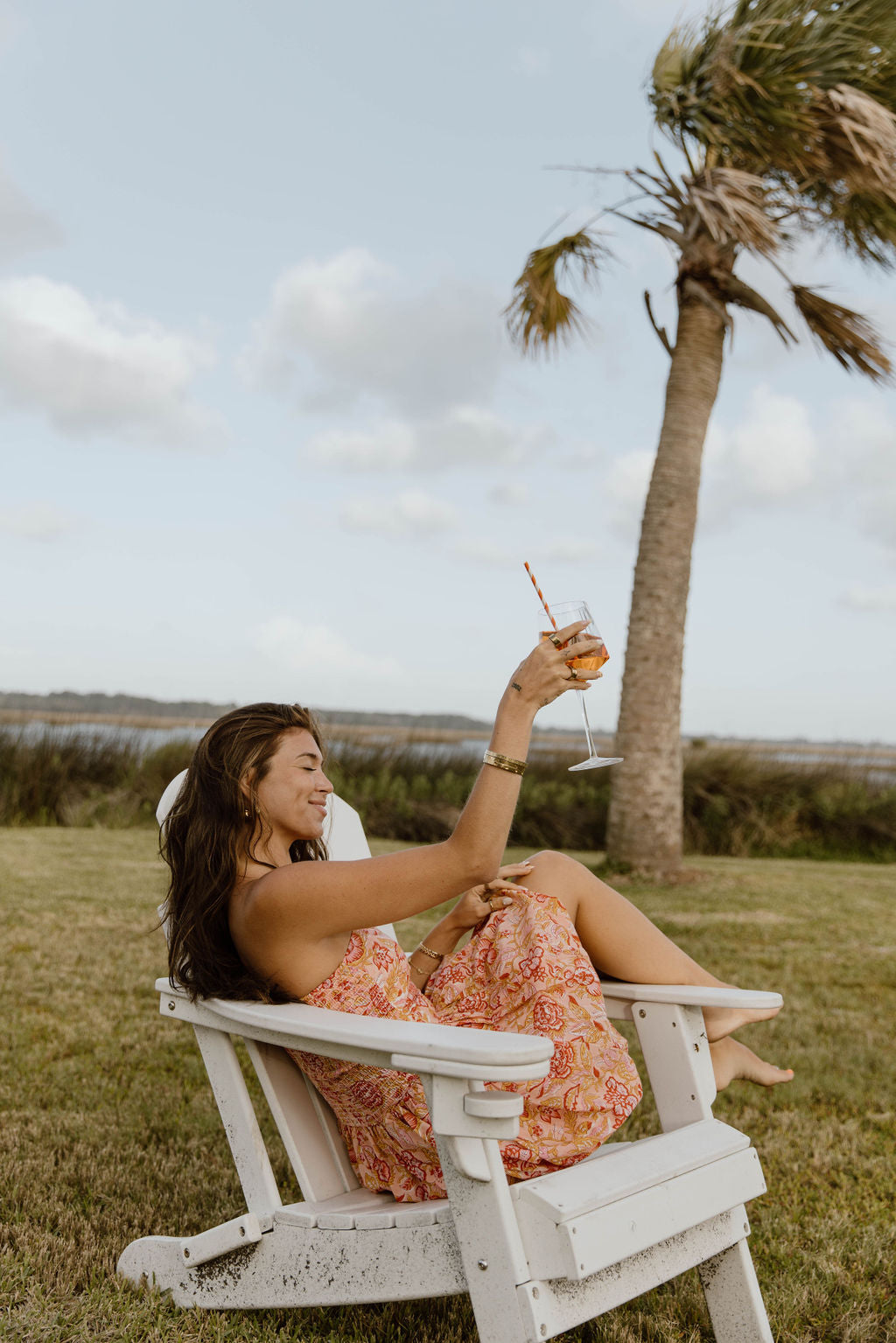 Metta Balloon Mini Dress - Peach