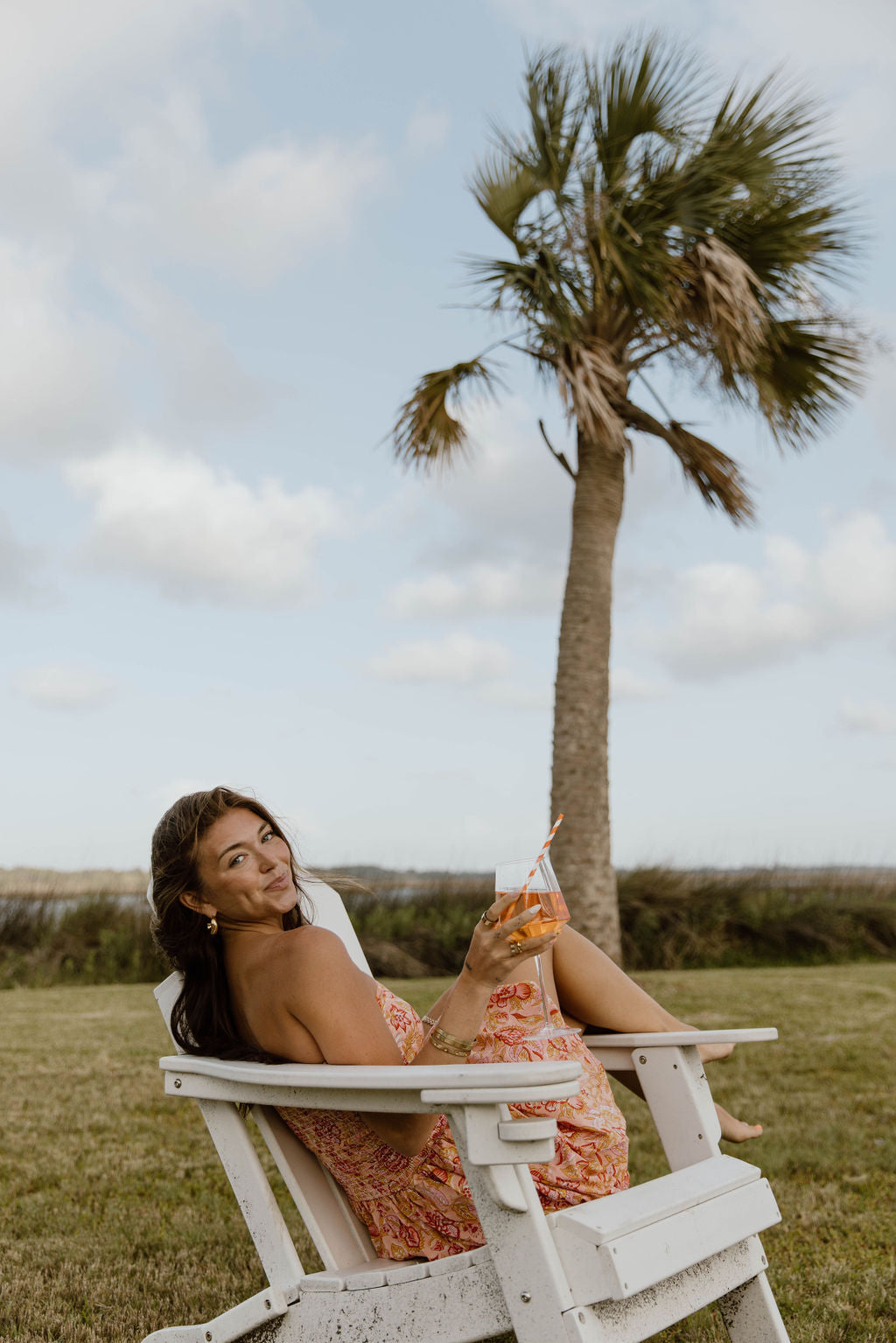 Metta Balloon Mini Dress - Peach