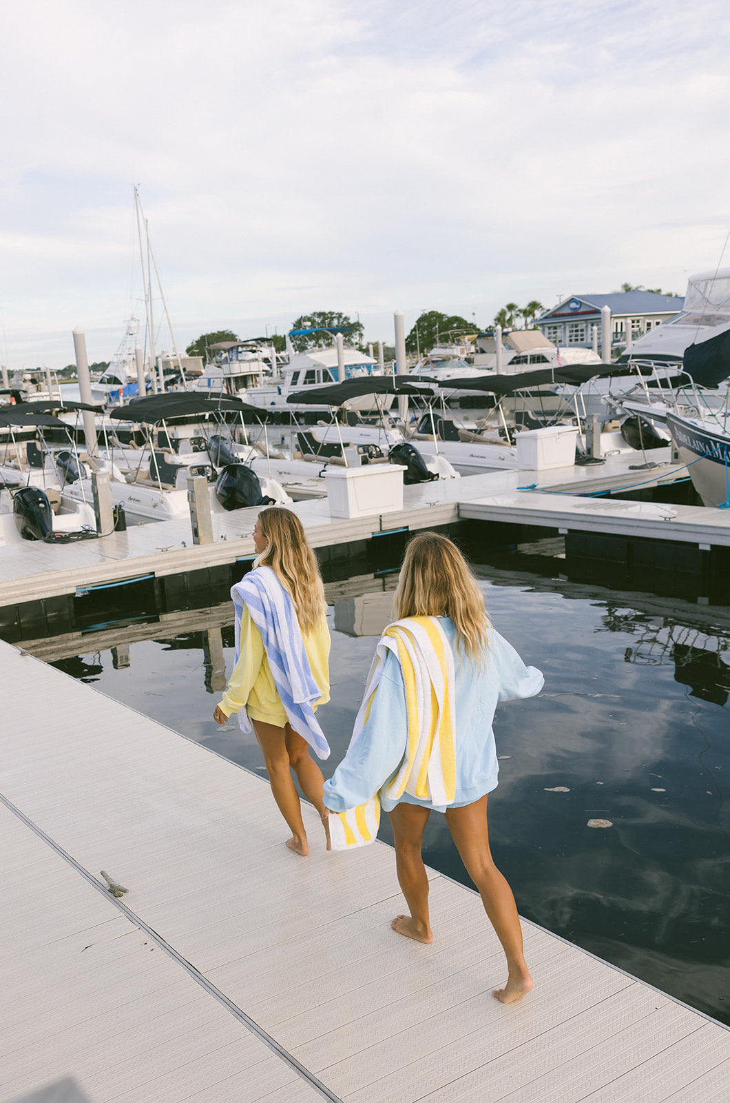 Fancy Oversized Terry Mockneck - Malibu Yellow