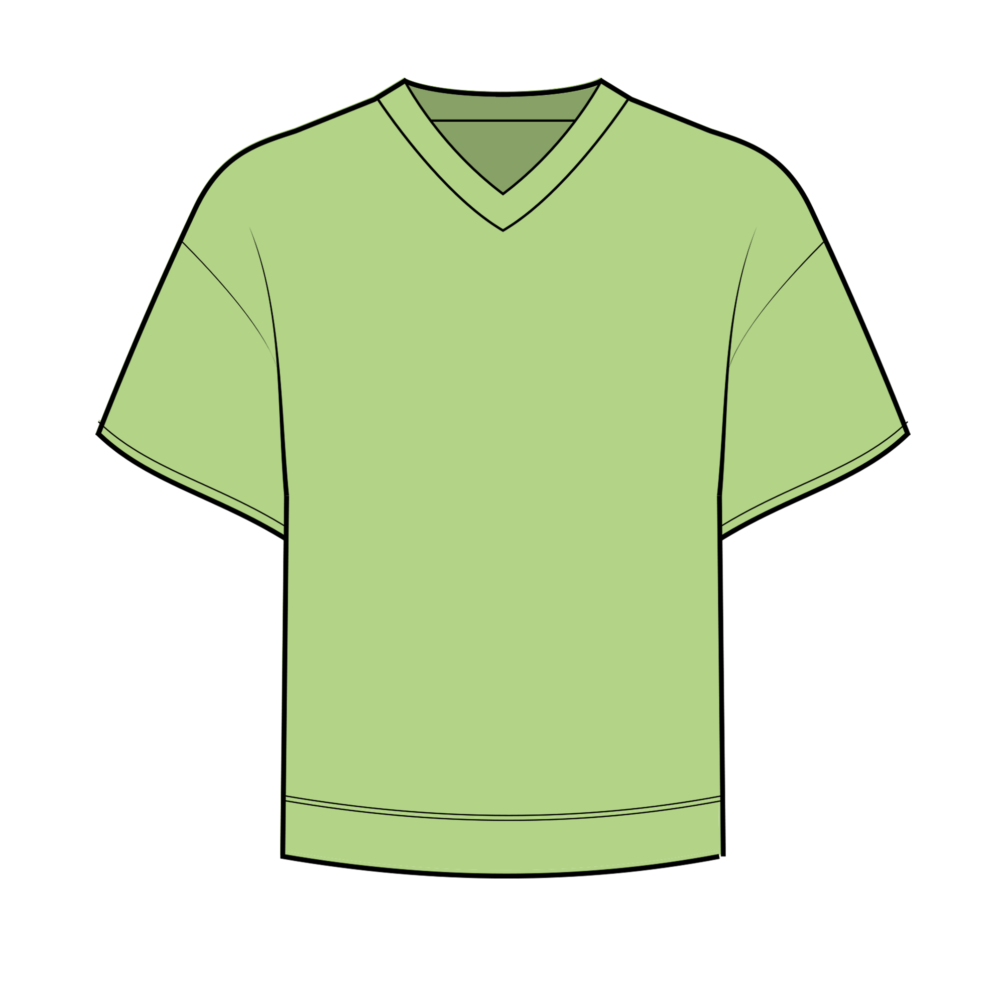 Fancy V-Neck Short Sleeve Terry Top