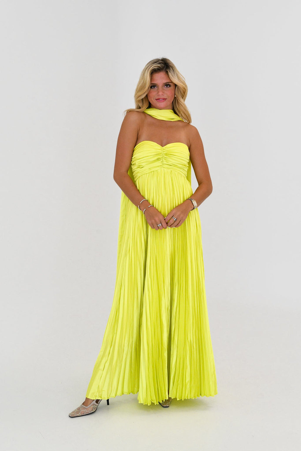 Lyla Dress - Lime