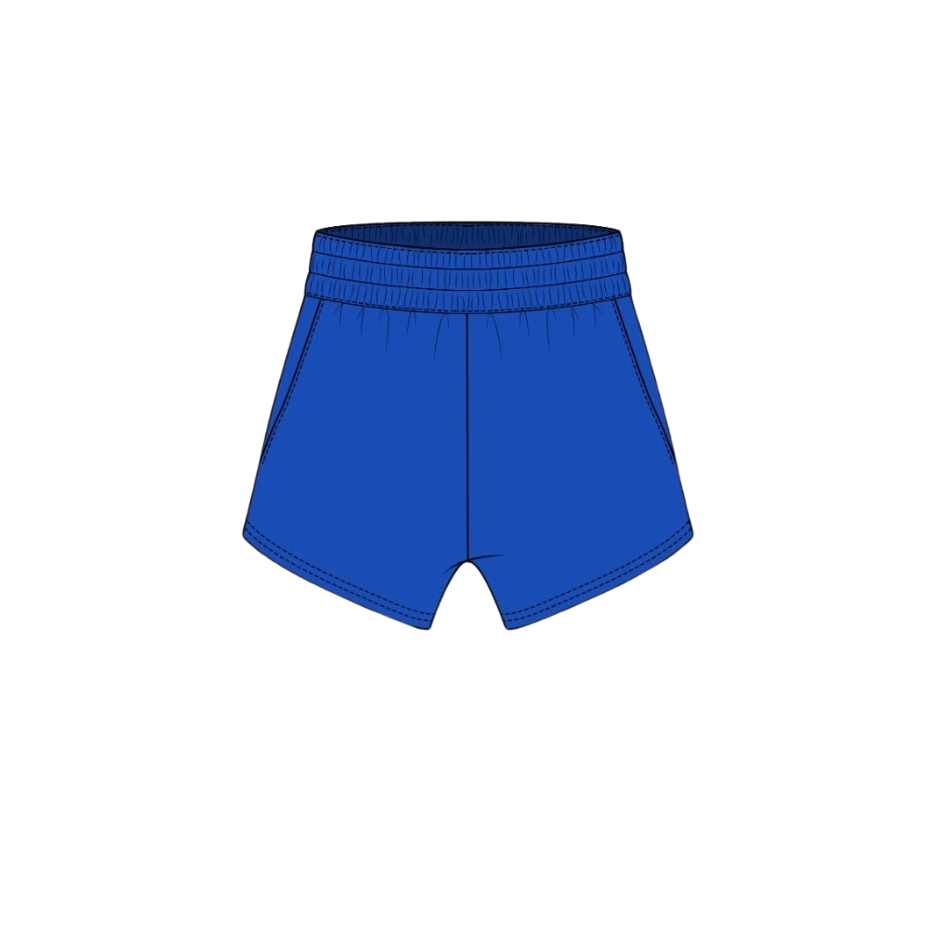 Fancy Fleece Lined Shorts - Royal Blue