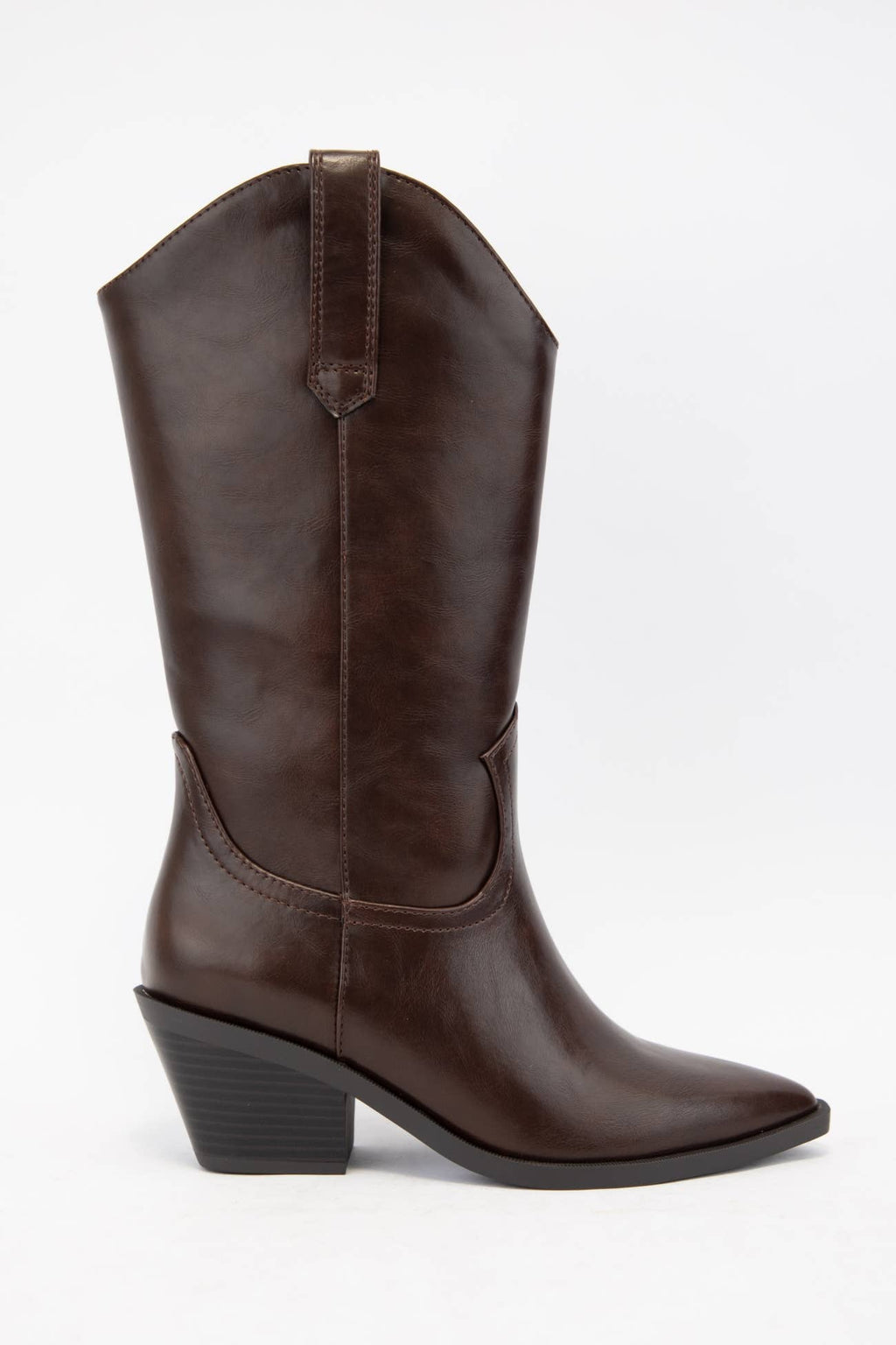 Western Boots - Brown