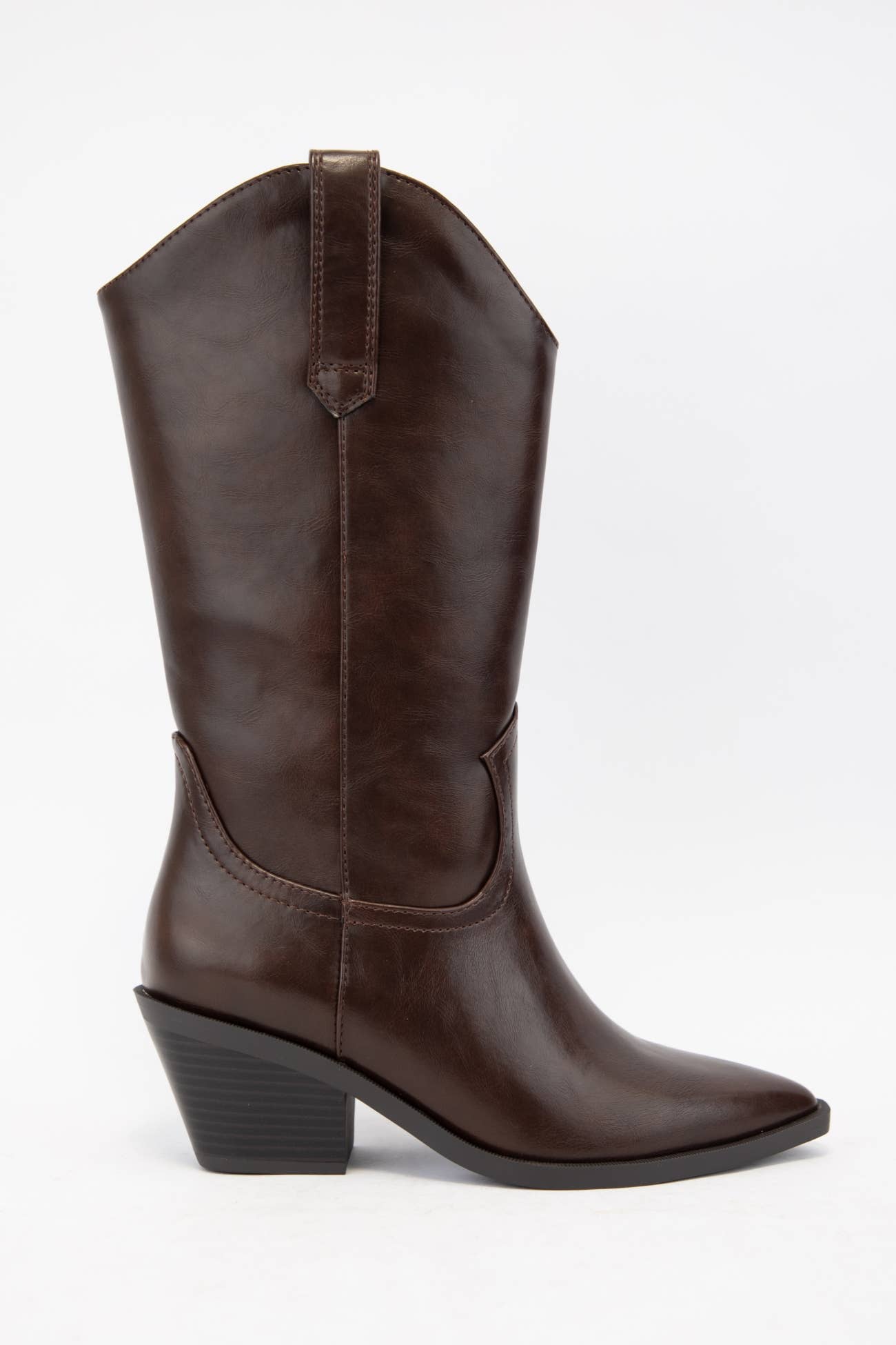 Western Boots - Brown