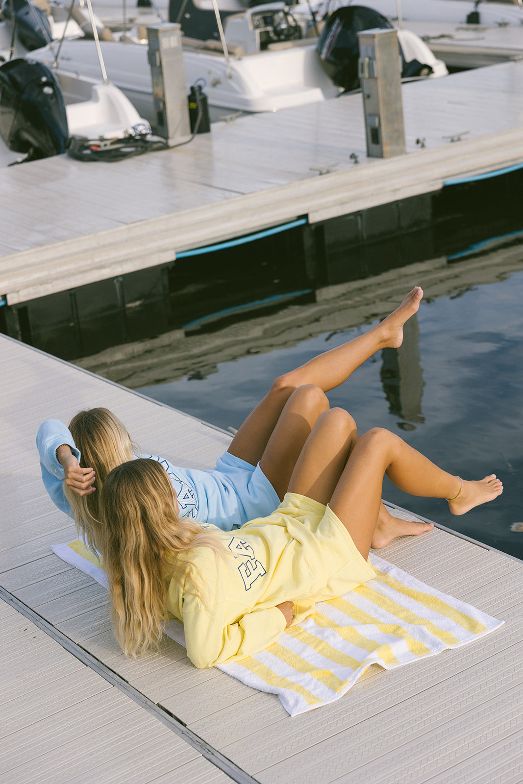 Fancy Oversized Terry Mockneck - Malibu Yellow