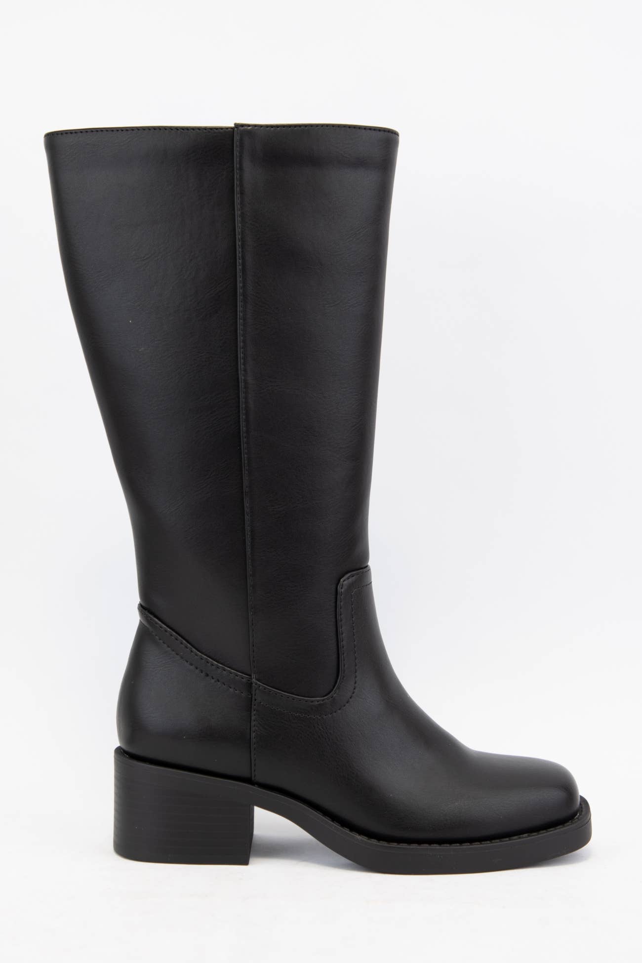 Sarah Knee High Boots - Black