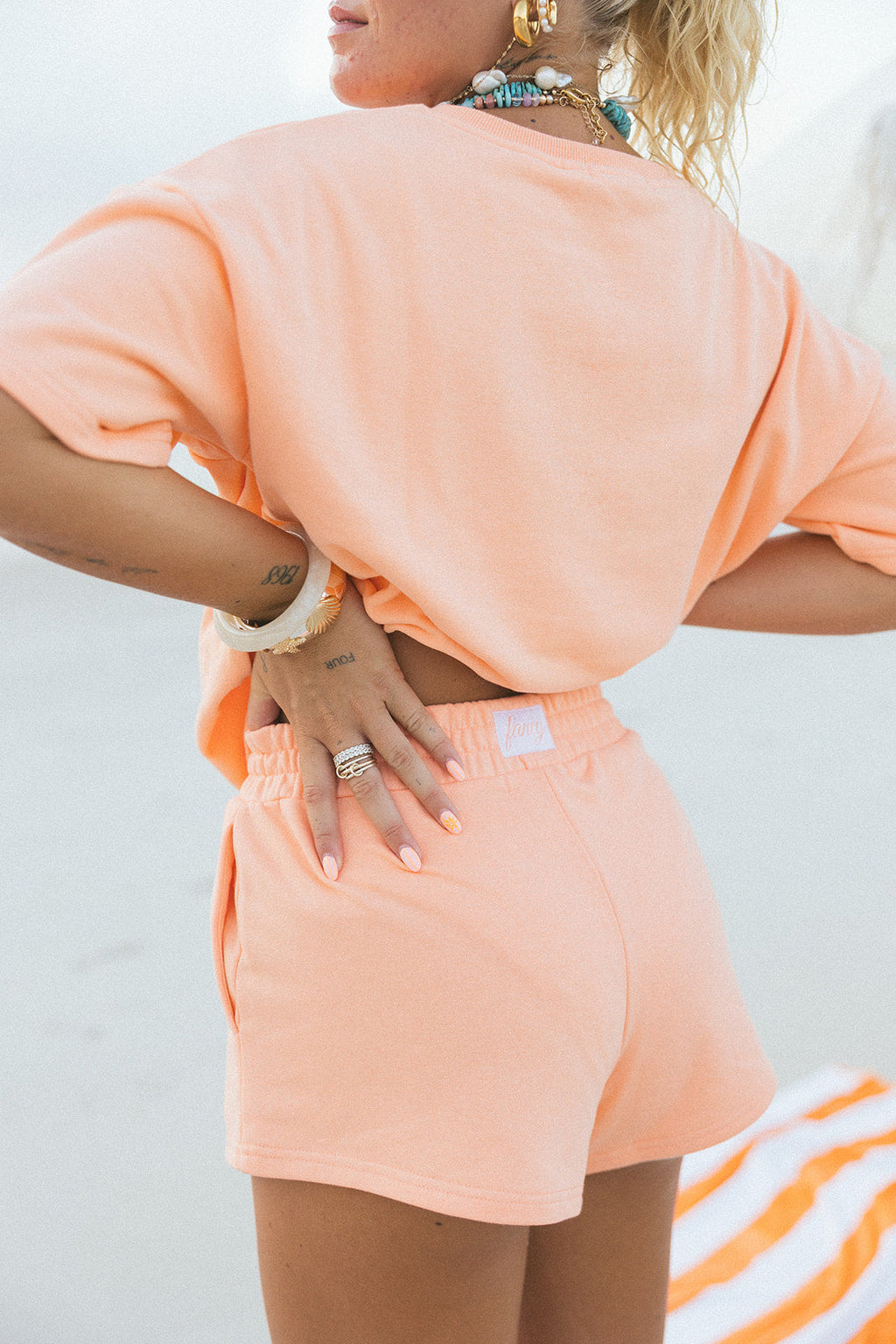 Fancy French Terry Mini Shorts