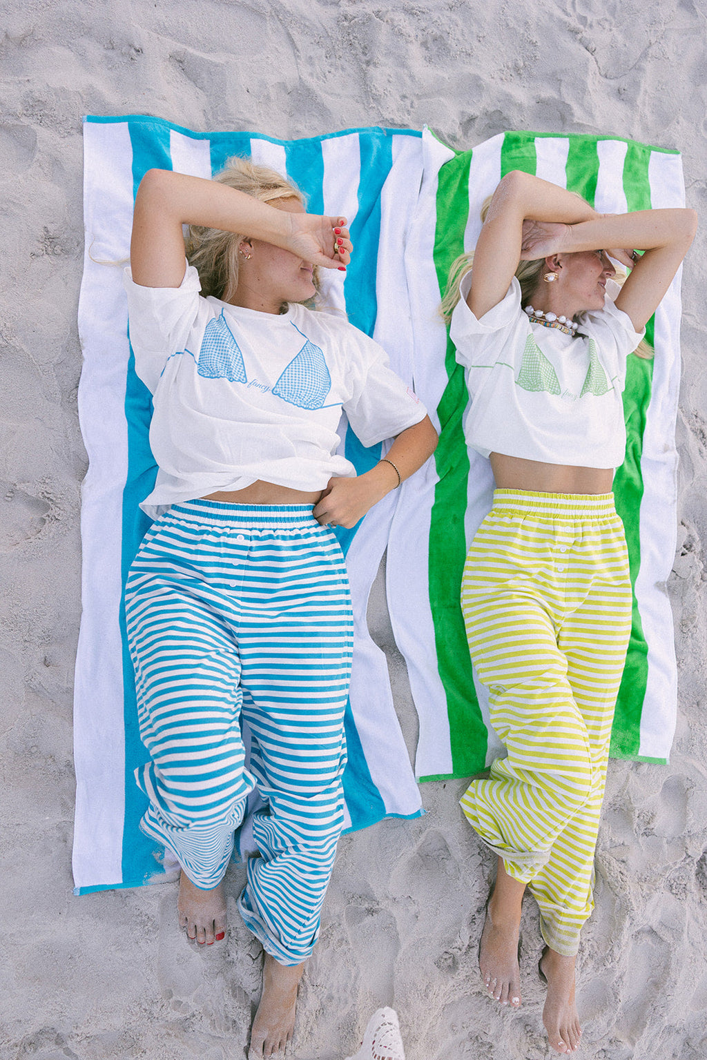 Fancy Striped Button Pants