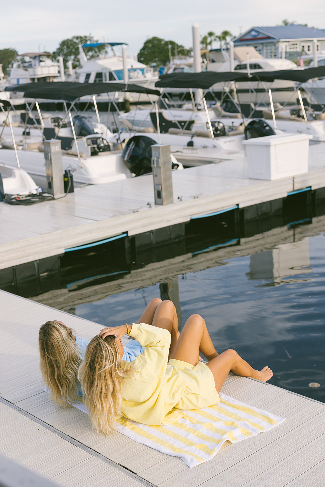 Fancy Oversized Terry Mockneck - Malibu Yellow
