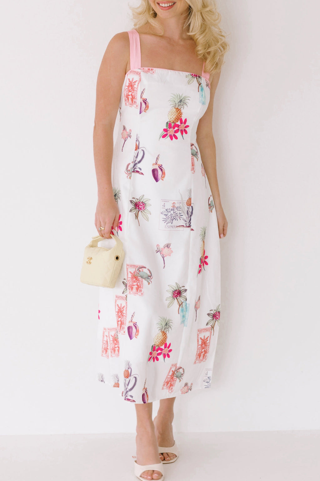 Victoria Printed Midi Dress - Multi