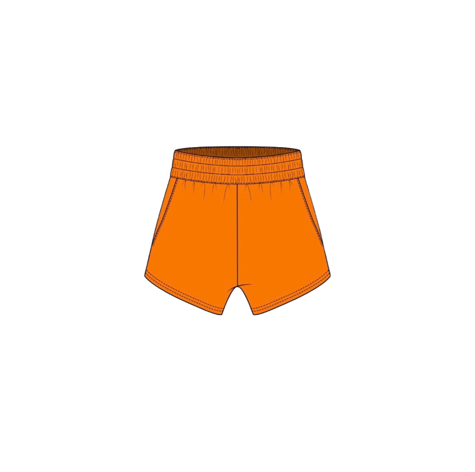 Fancy Fleece Lined Shorts - TN Orange