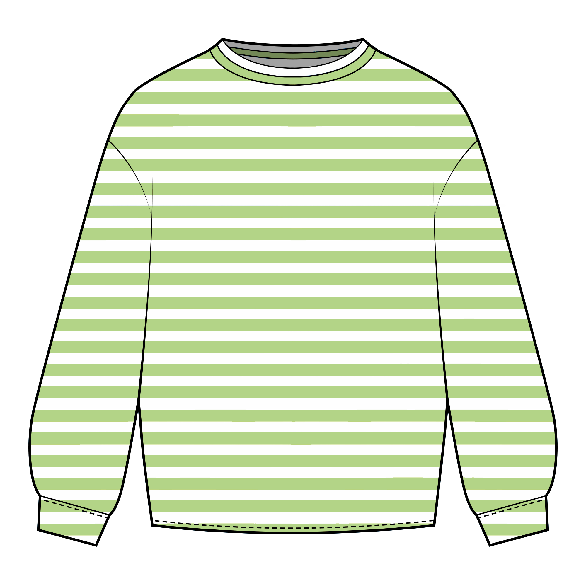 Fancy Striped Long Sleeve