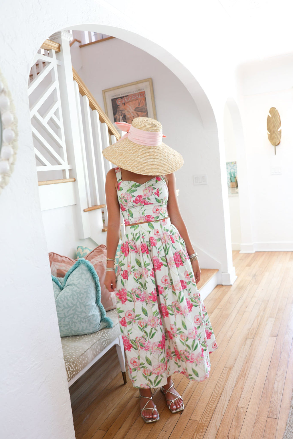 Bailey Floral Skirt Set - Cream Floral