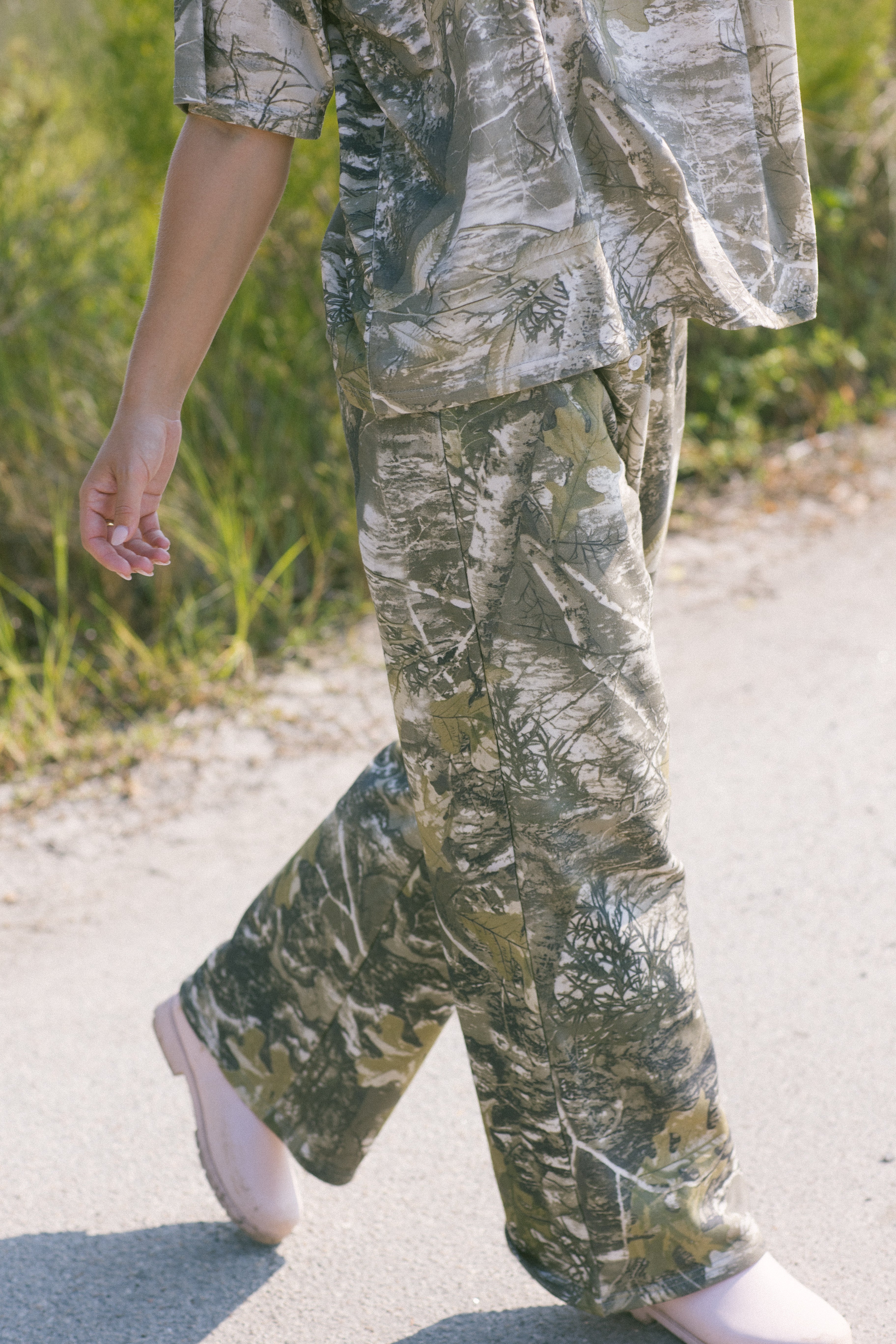 Fancy Fleece Lined Sweatpants - Camo