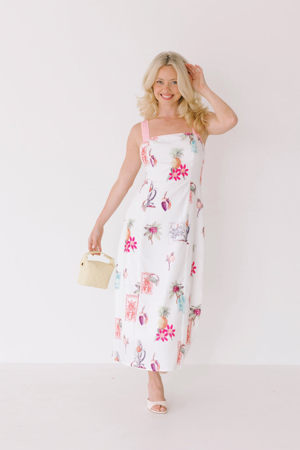 Victoria Printed Midi Dress - Multi