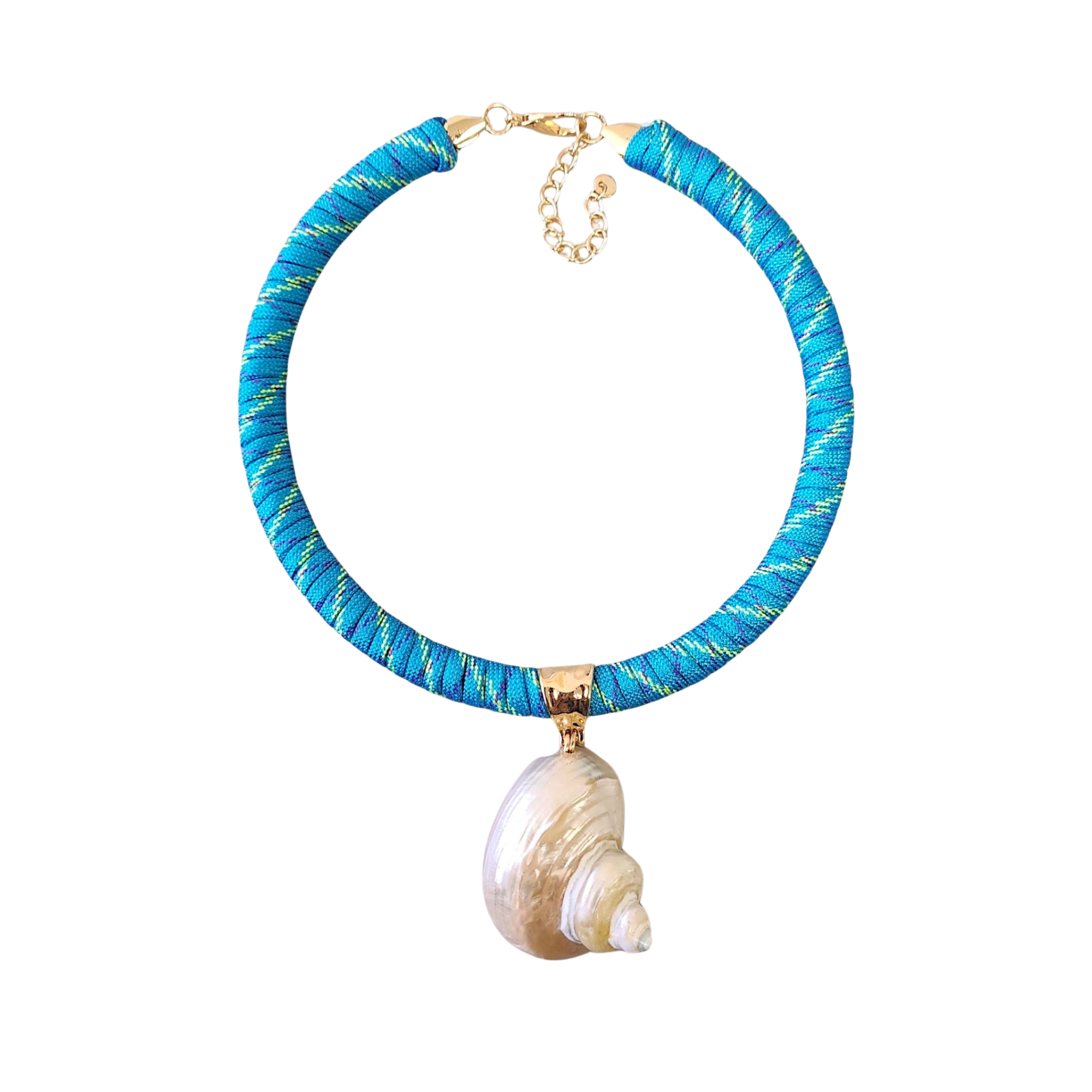 Tara Seashell Necklace - Blue