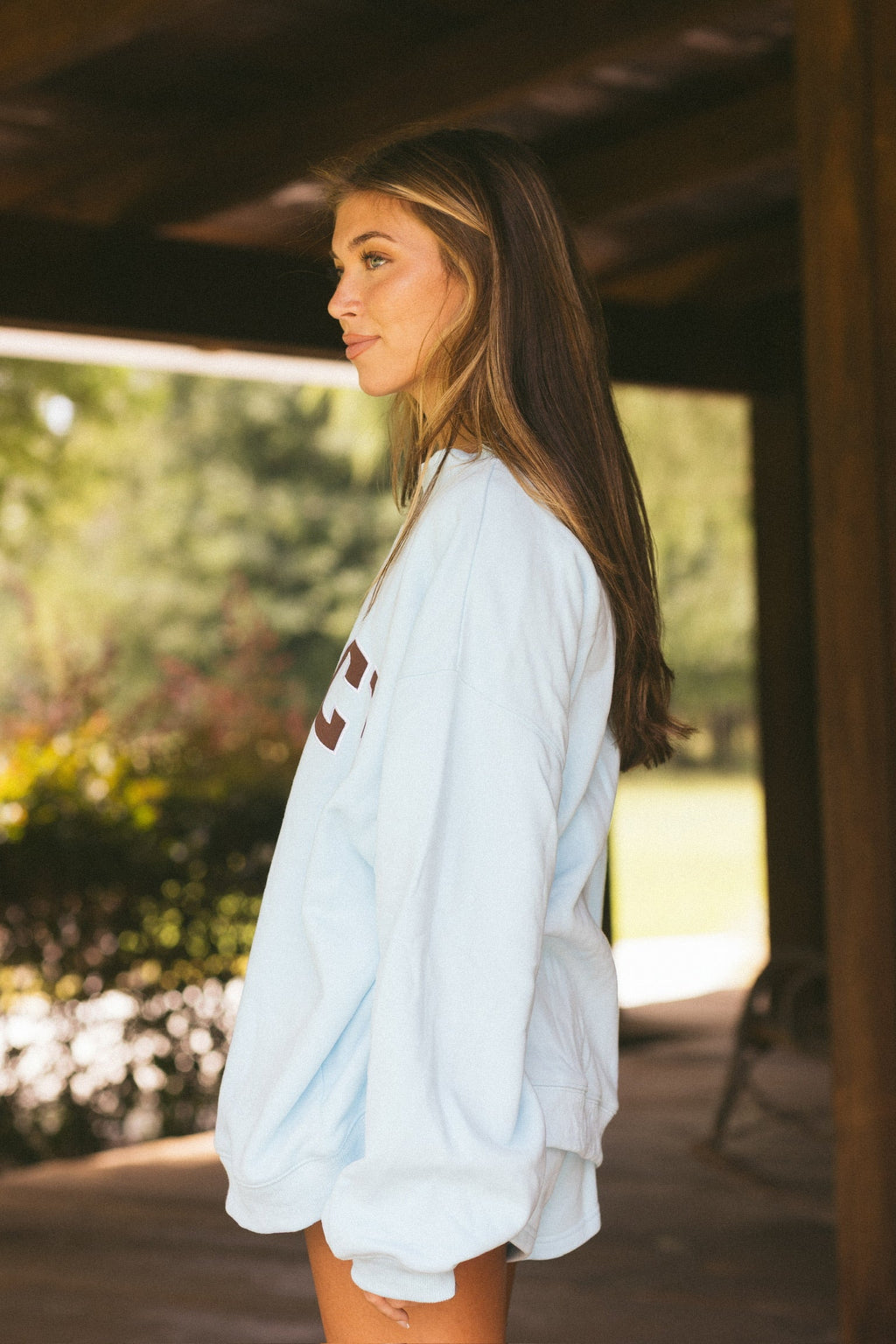 Fancy Oversized Fleece Mockneck - Glacier