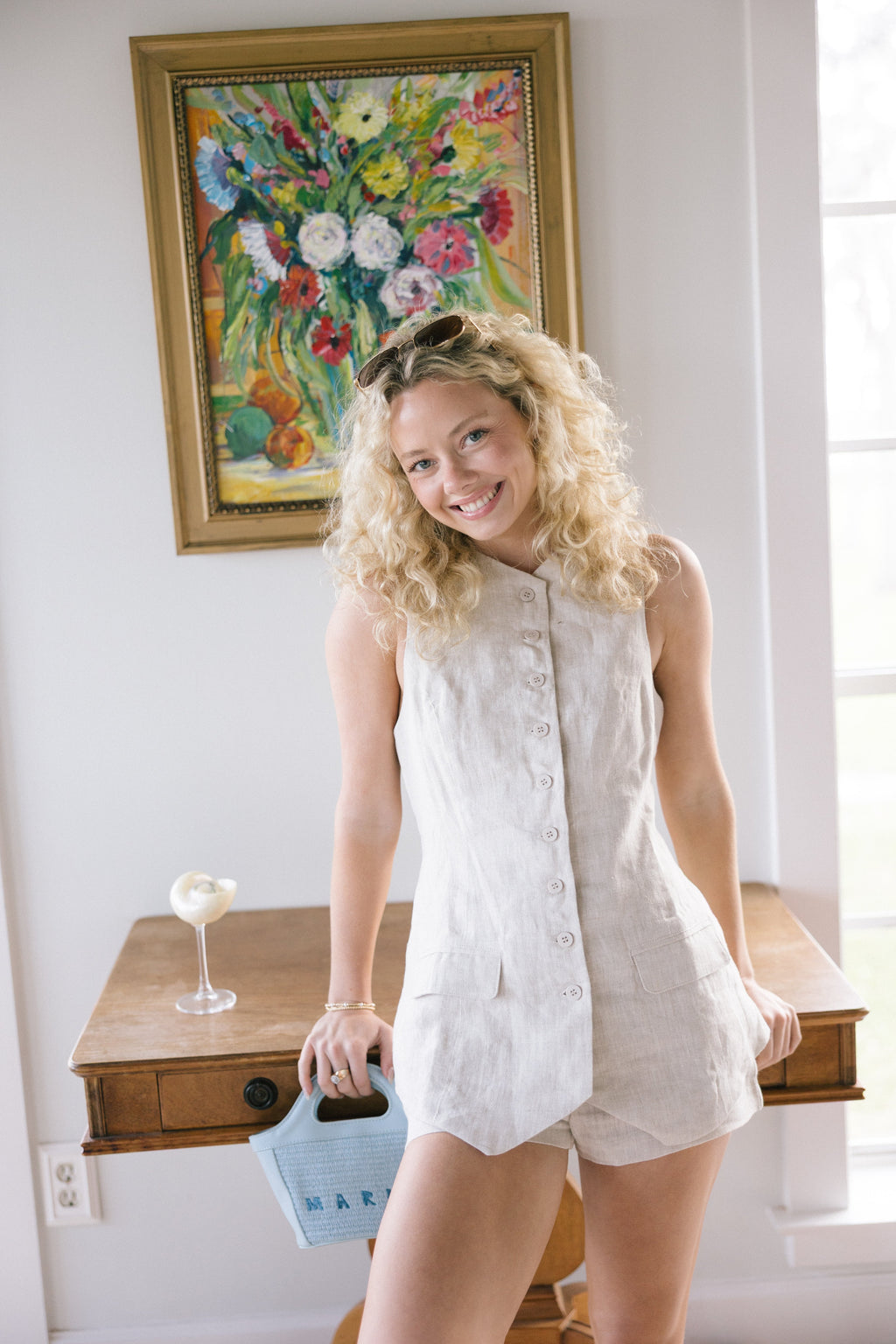 Lexi Linen Shorts - Malange