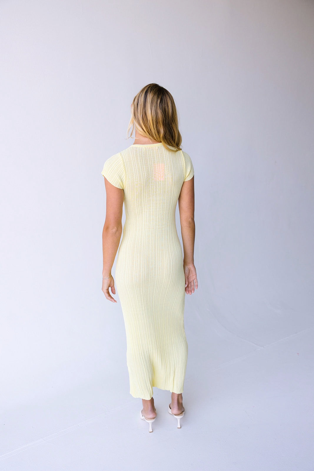 Jodi Midi Dress - Butter Yellow