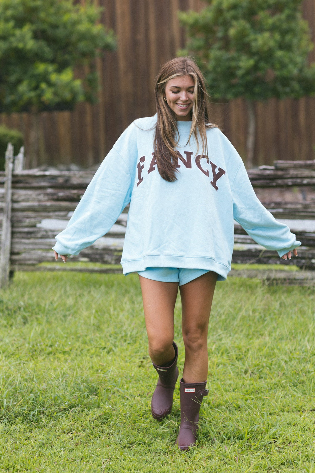 Fancy Oversized Fleece Mockneck - Glacier