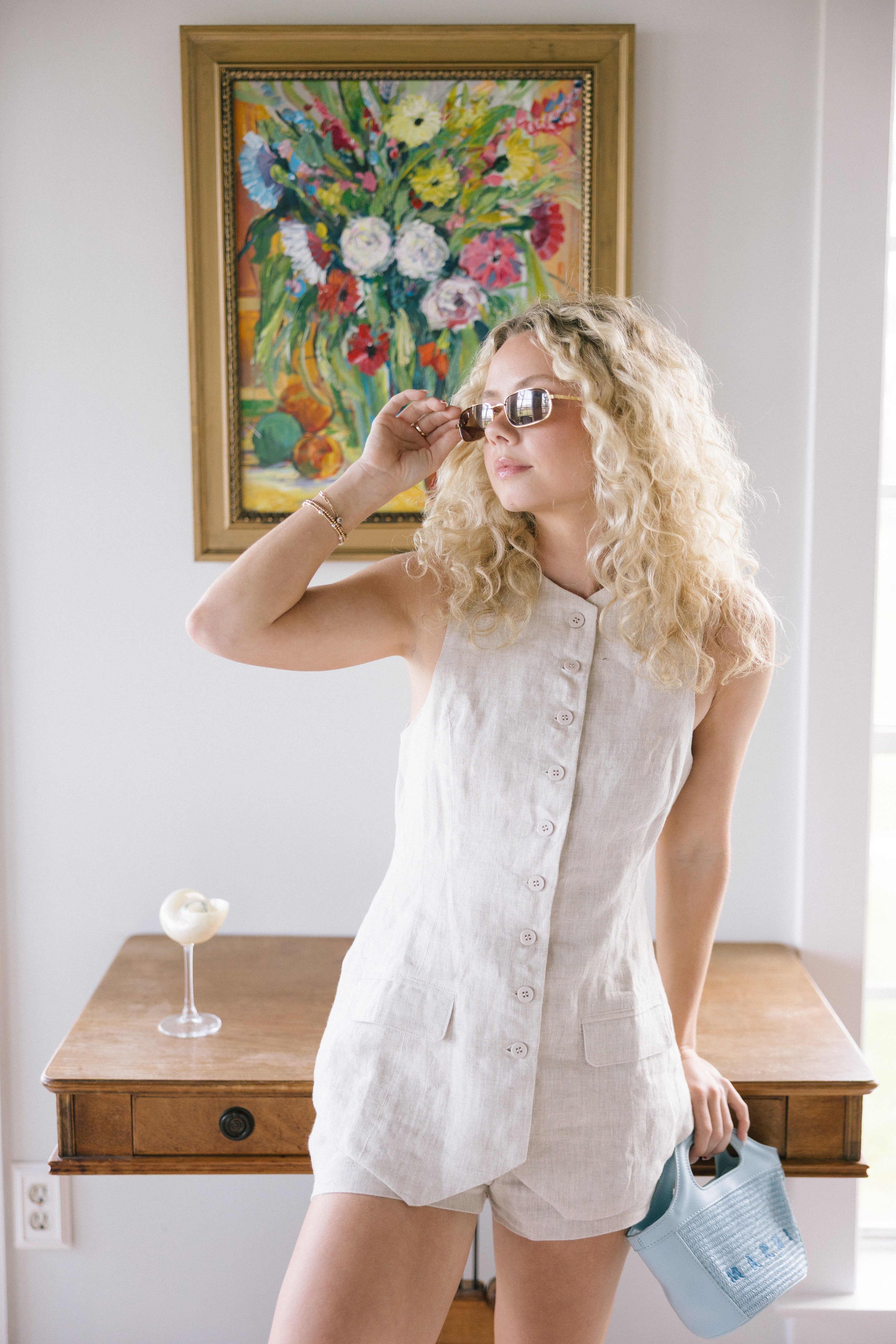 Lexi Linen Shorts - Malange