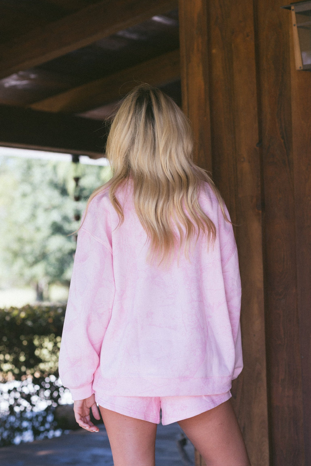 Fancy Oversized Fleece Mockneck - Pink Camo (PREORDER)