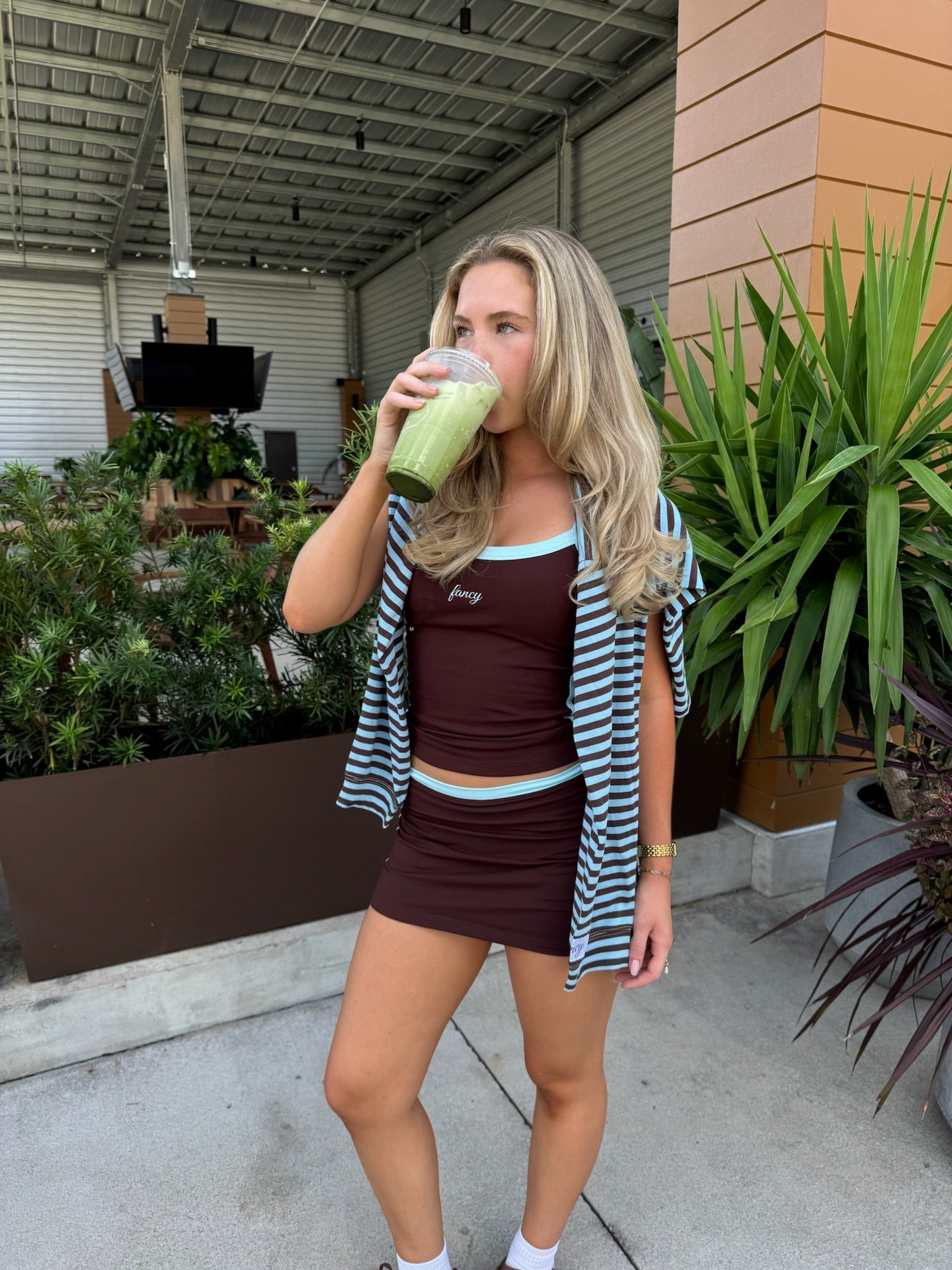 FitFlow Mini Skirt - Glacier