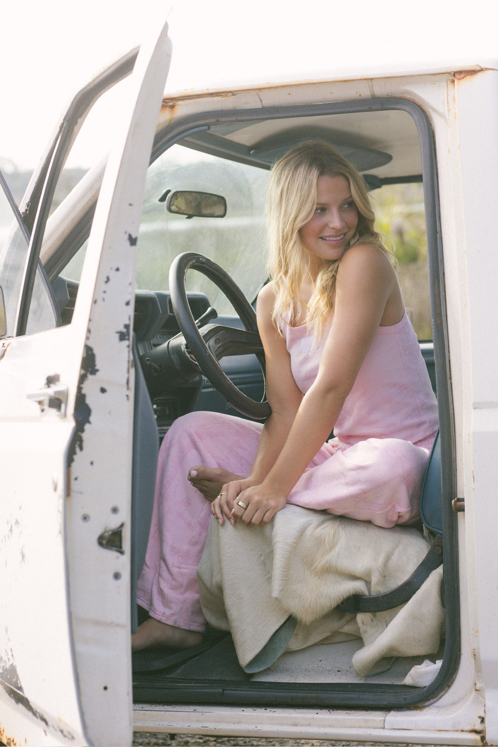 Fancy Fleece Lined Sweatpants - Pink Camo