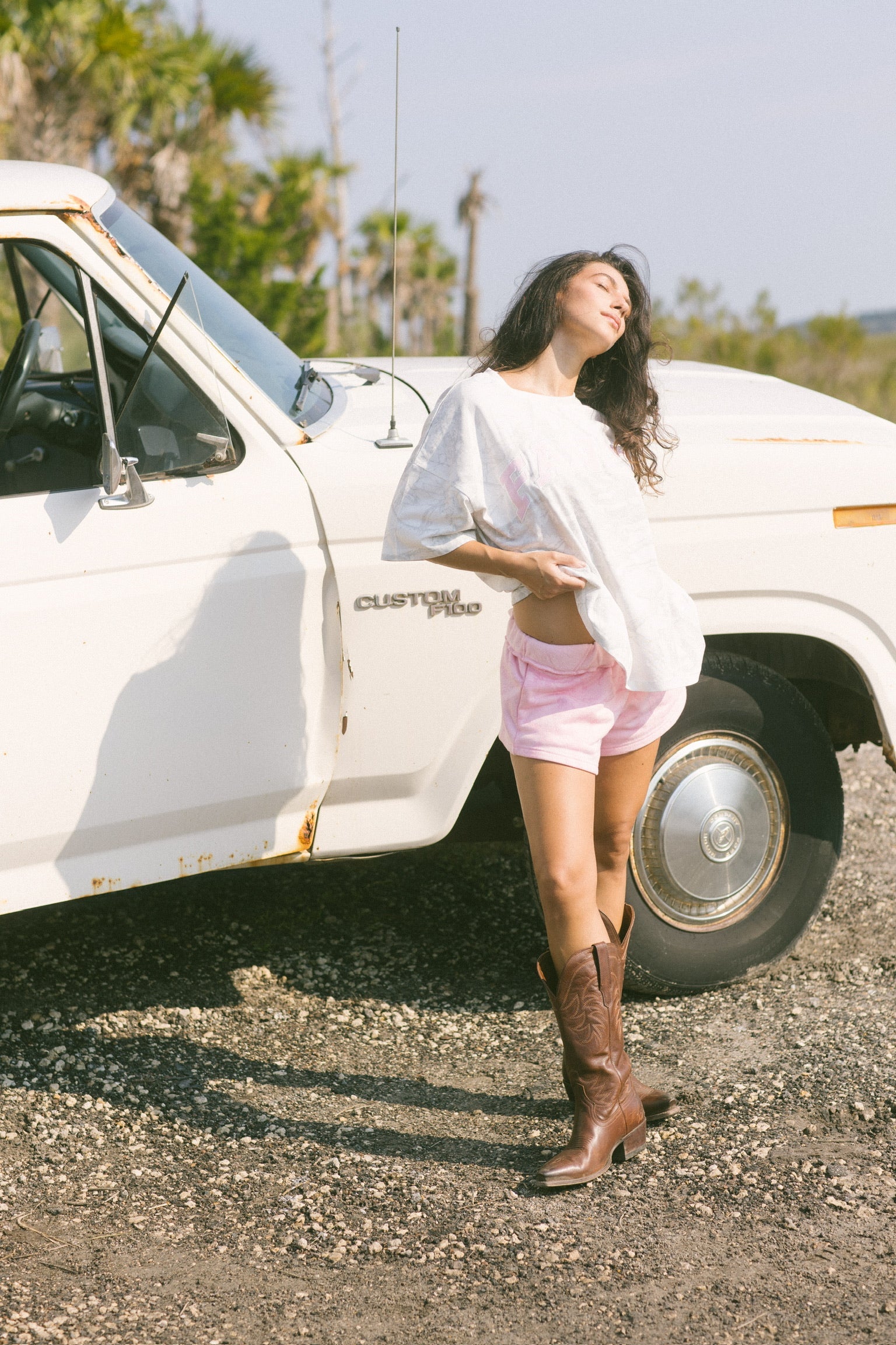Fancy Fleece Lined Shorts - Pink Camo