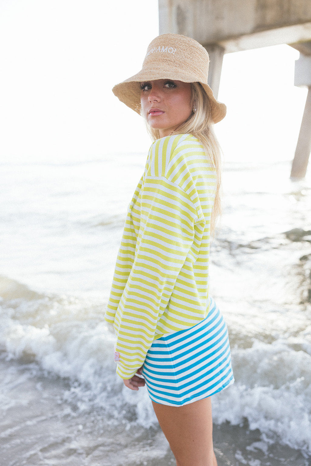 Fancy Striped Buttoned Long Sleeve