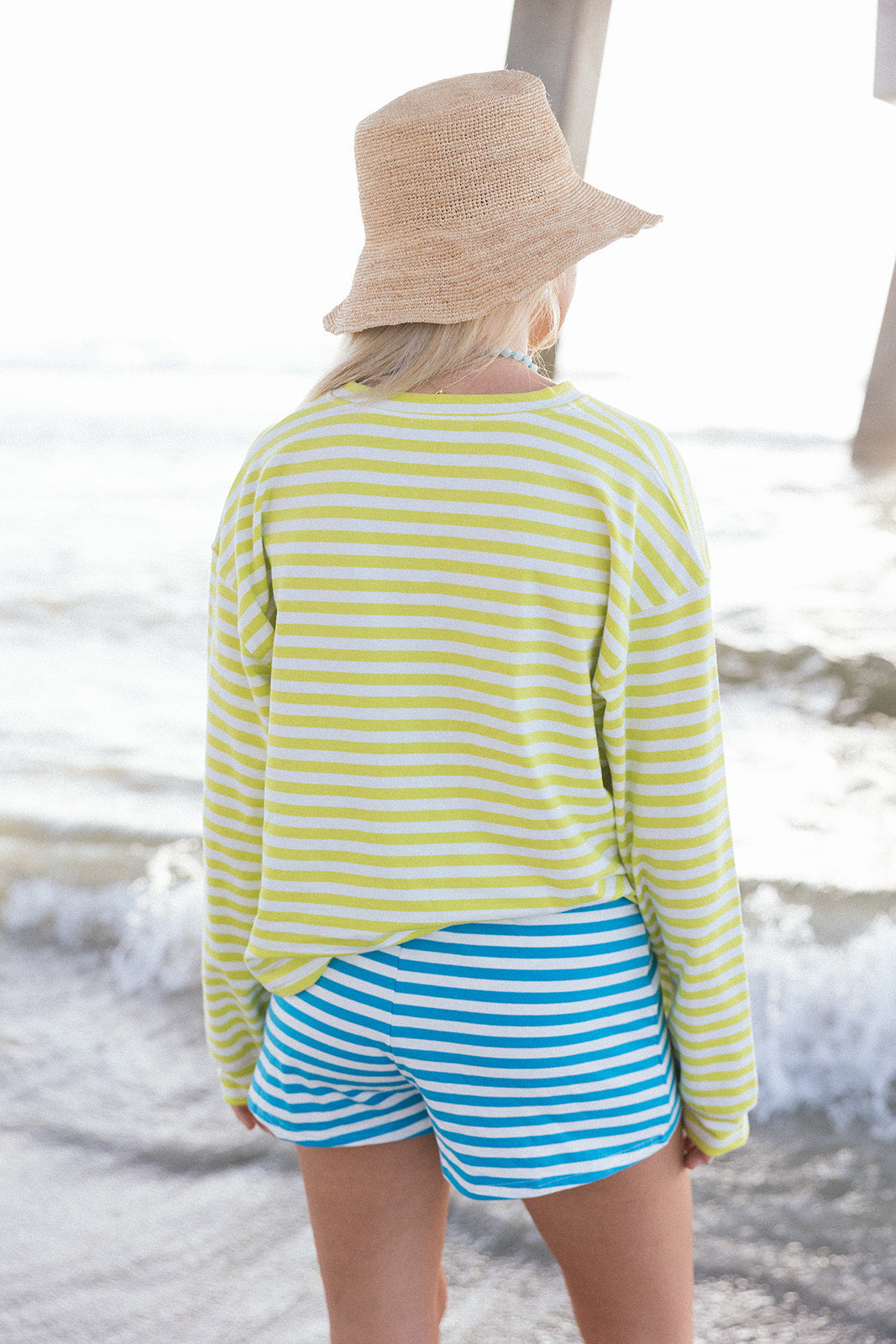 Fancy Striped Buttoned Long Sleeve