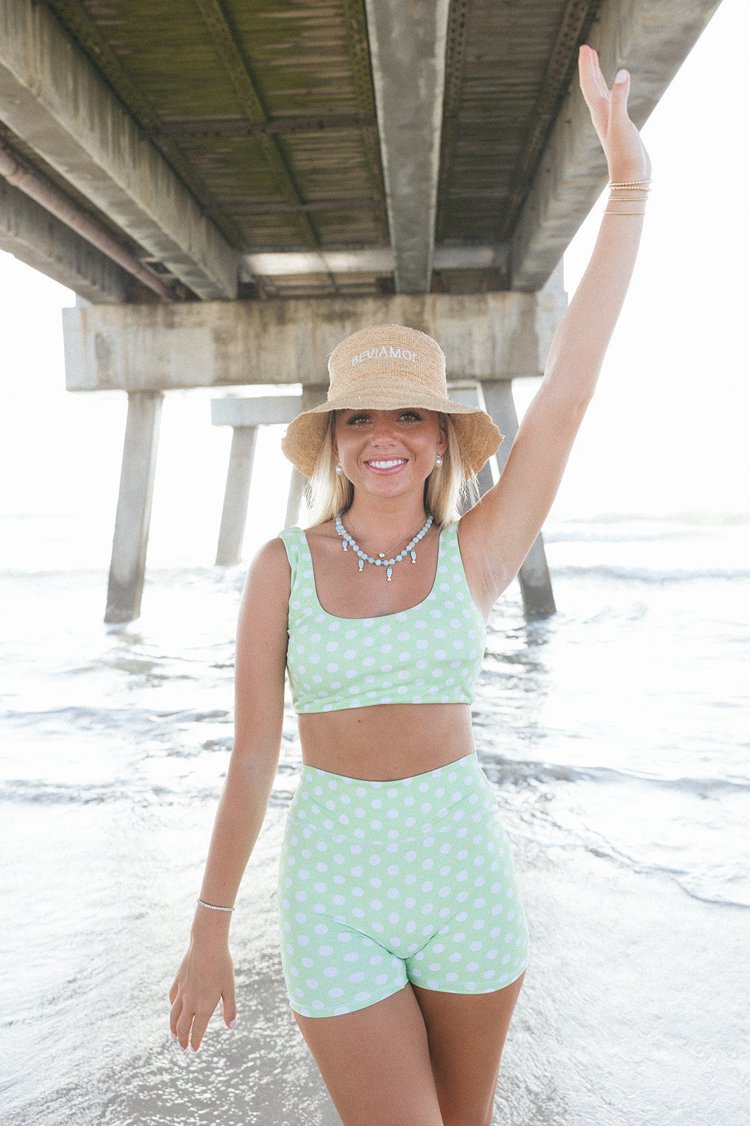 Fancy Fit Polka Dot Shorts Set