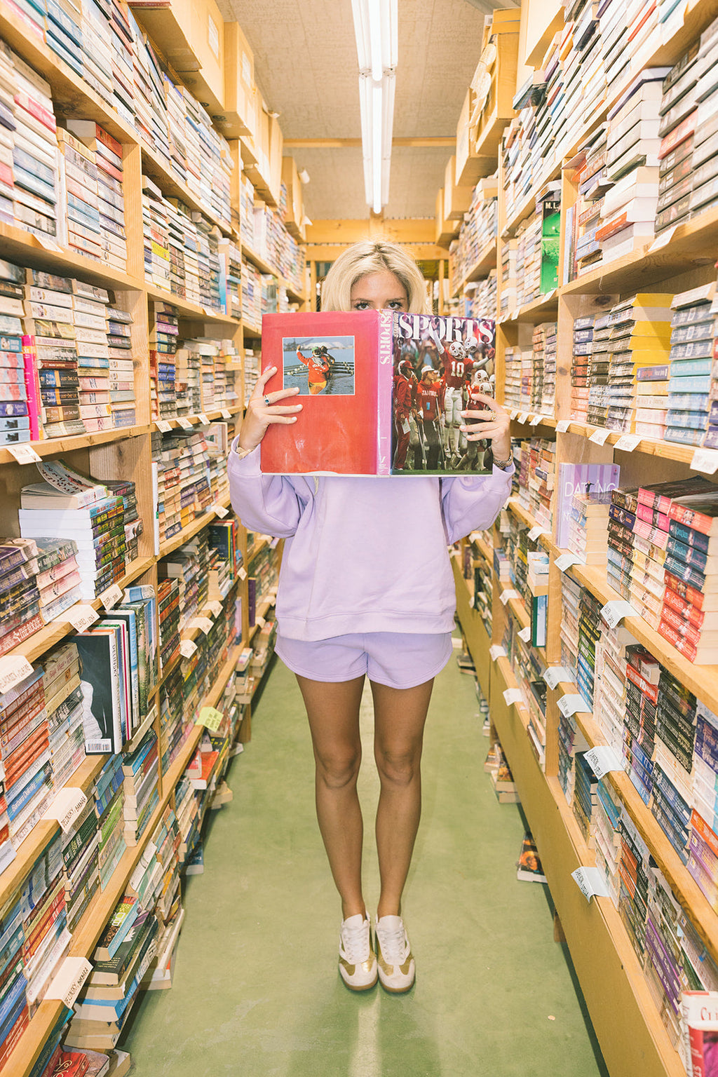 Fancy Fleece Lined Shorts - Lilac
