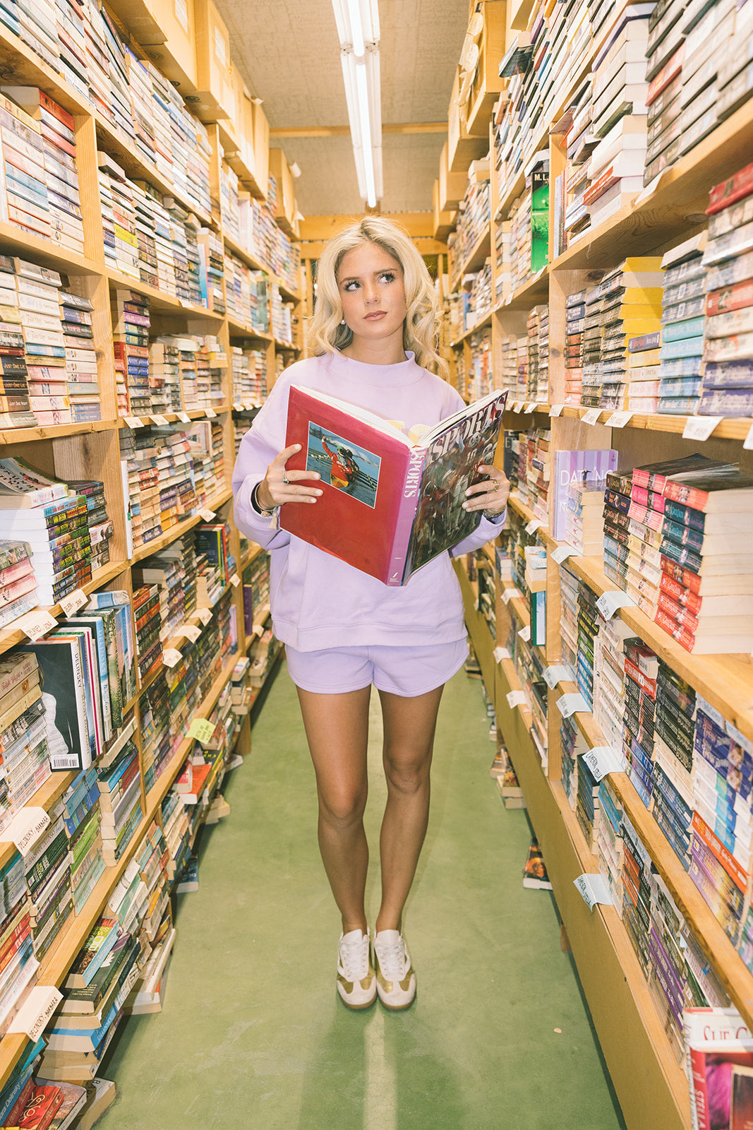 Fancy Fleece Lined Shorts - Lilac