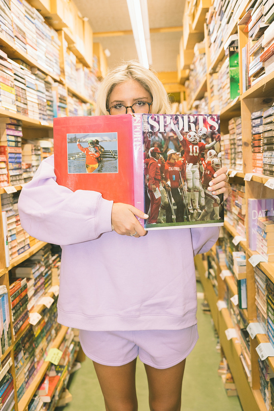 Fancy Fleece Lined Shorts - Lilac