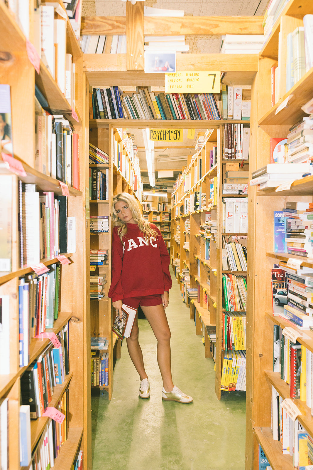 Fancy Oversized Fleece Lined Mockneck - Crimson