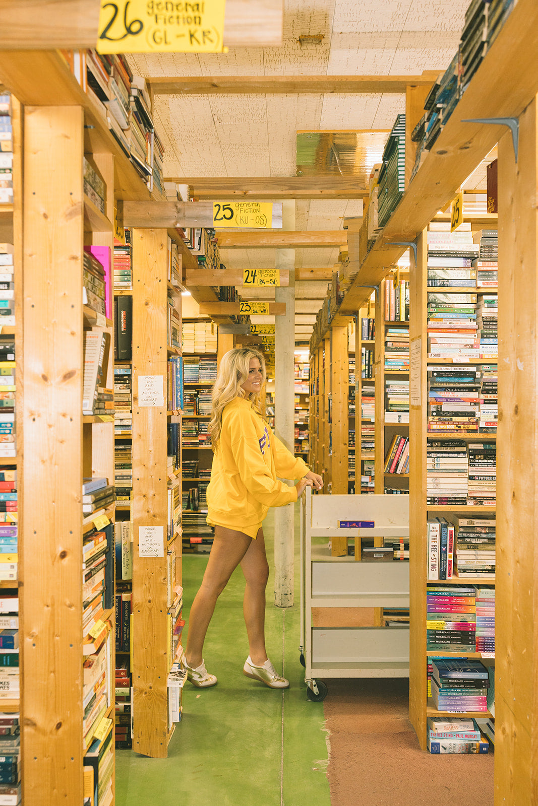 Fancy Oversized Mockneck - Yellow /Purple