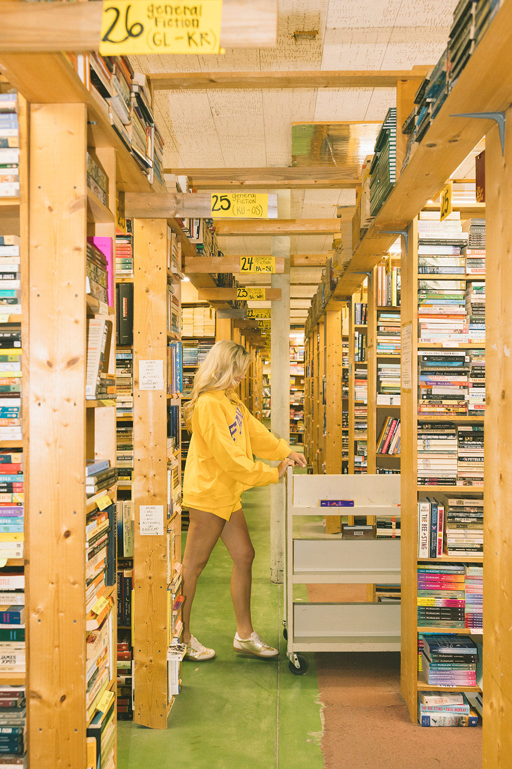 Fancy Oversized Mockneck - Yellow /Purple