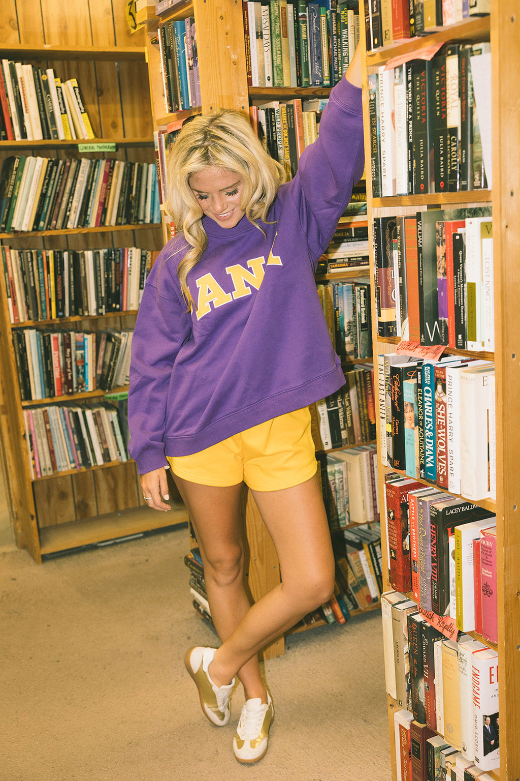 Fancy French Terry Shorts - Gold