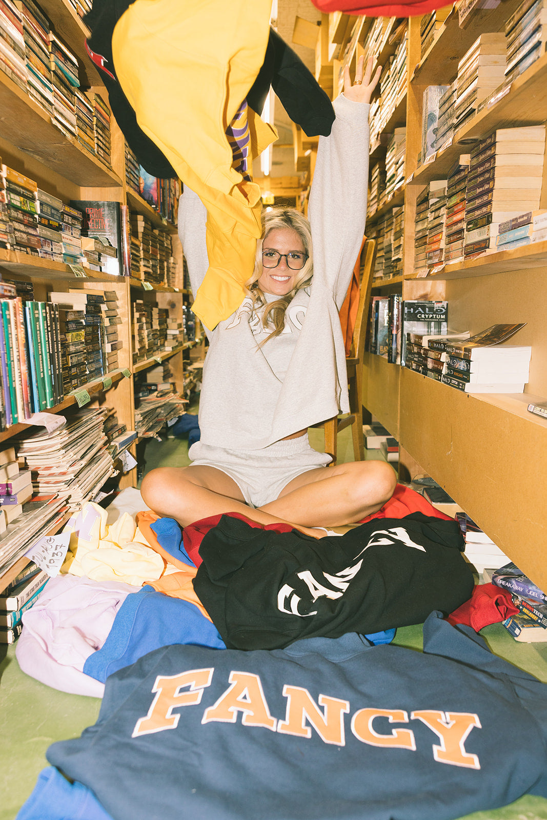 Fancy Fleece Lined Shorts - Heather Grey