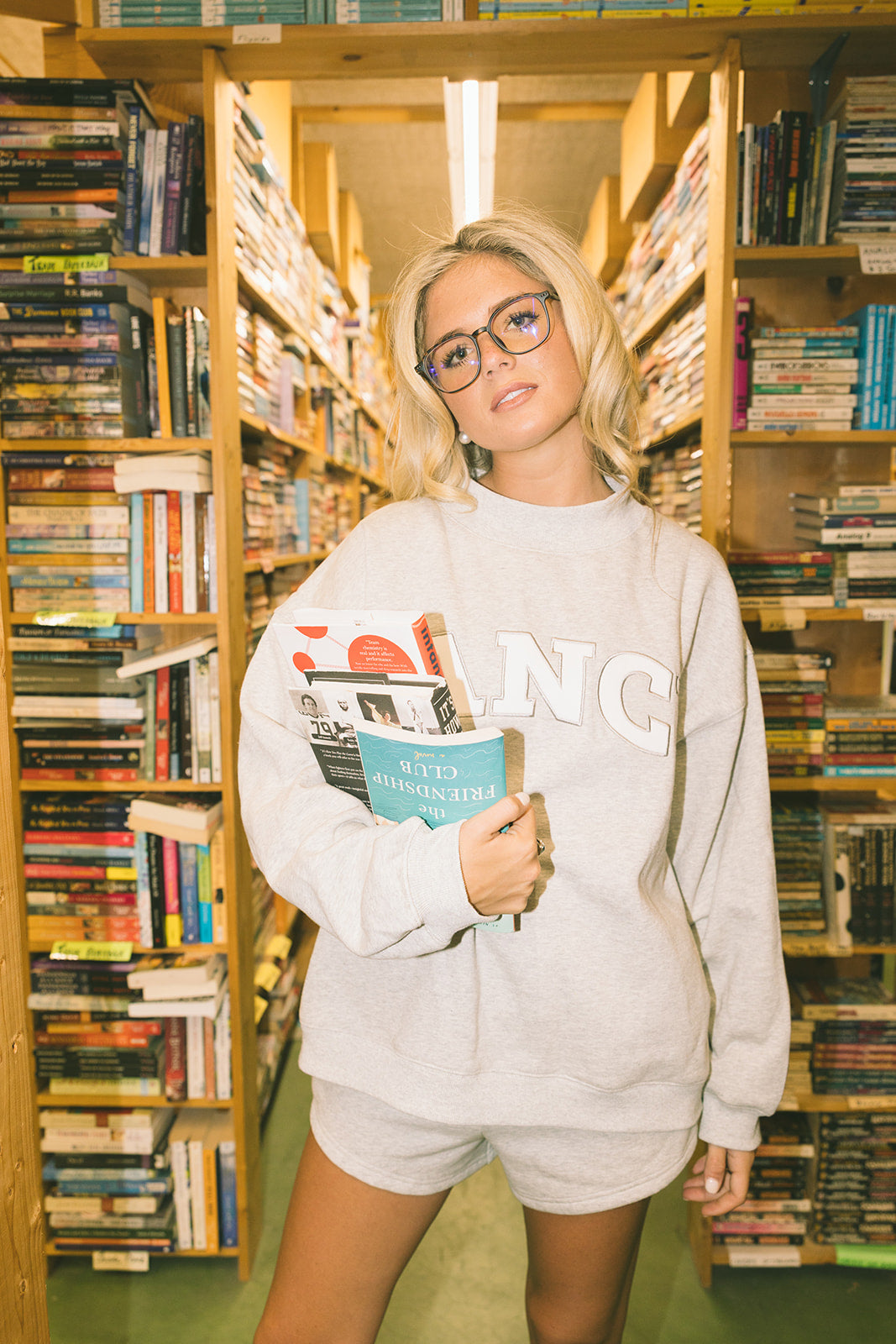 Fancy Oversized Fleece Mockneck - Heather Grey