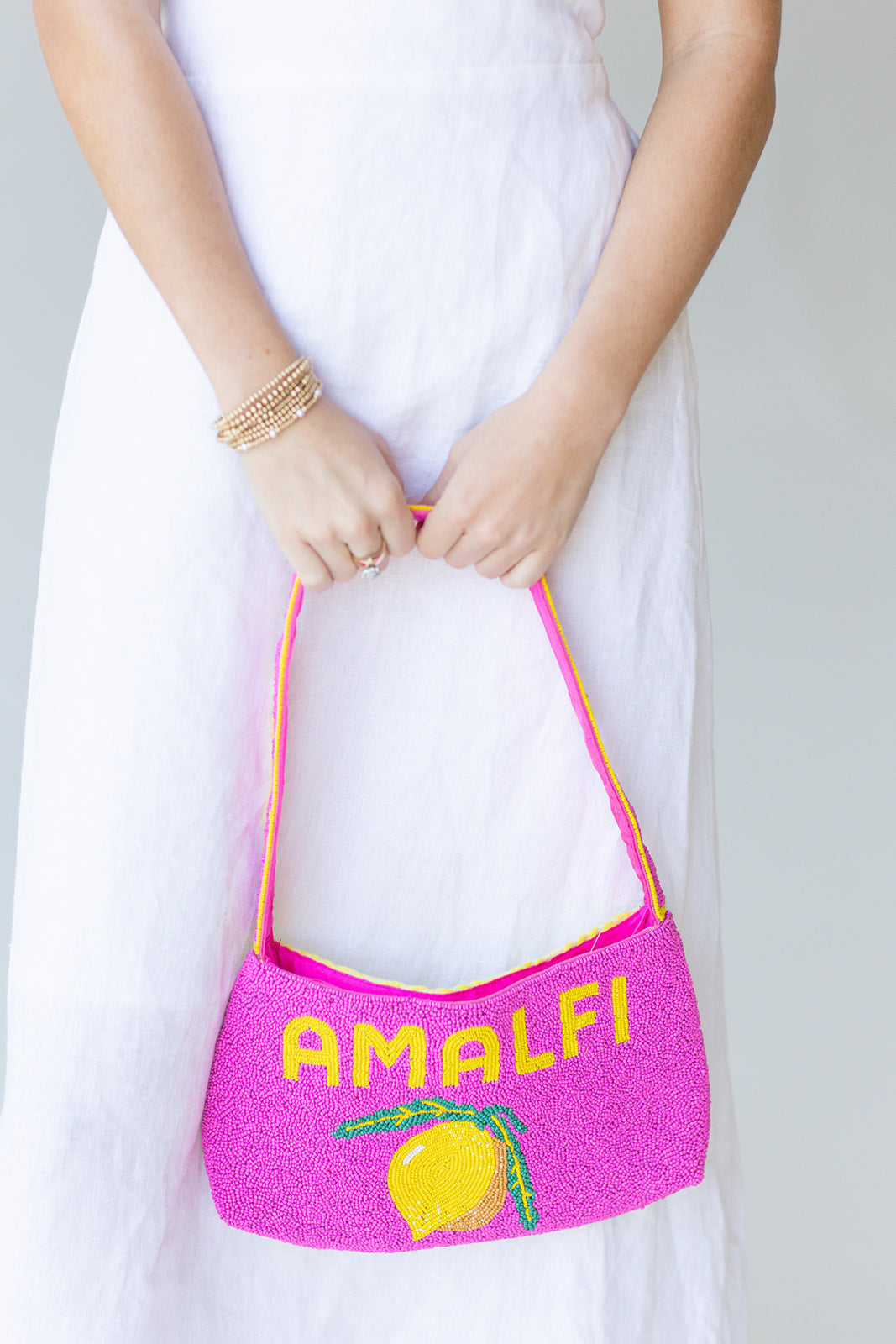 Amalfi Beaded Shoulder Bag